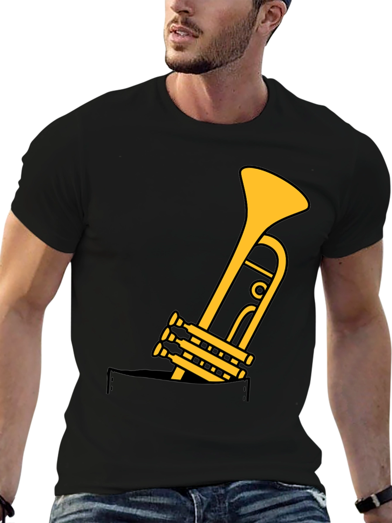 Trumpet Pocket Graphic Tee