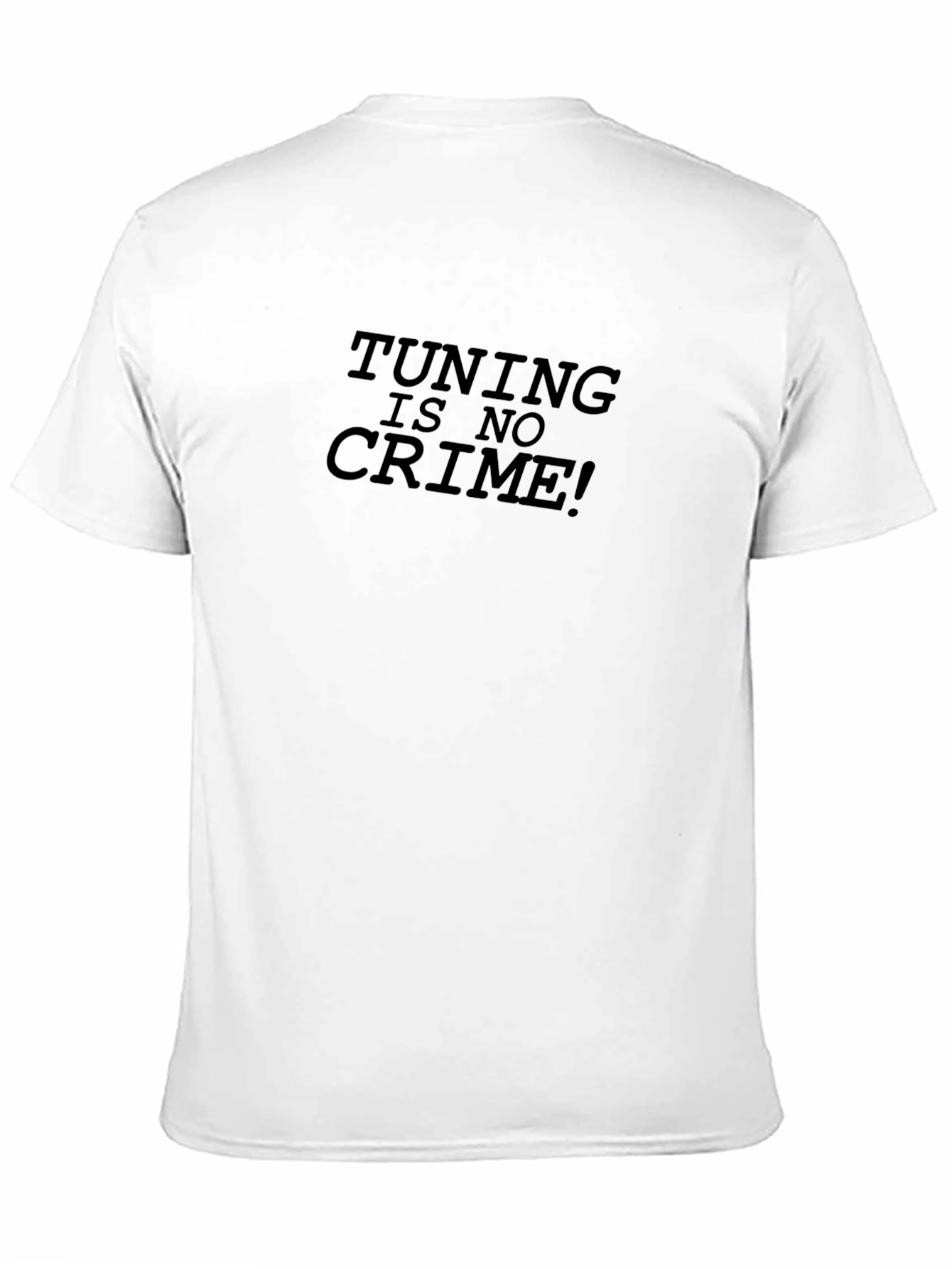 Tuning is No Crime Black T-Shirt