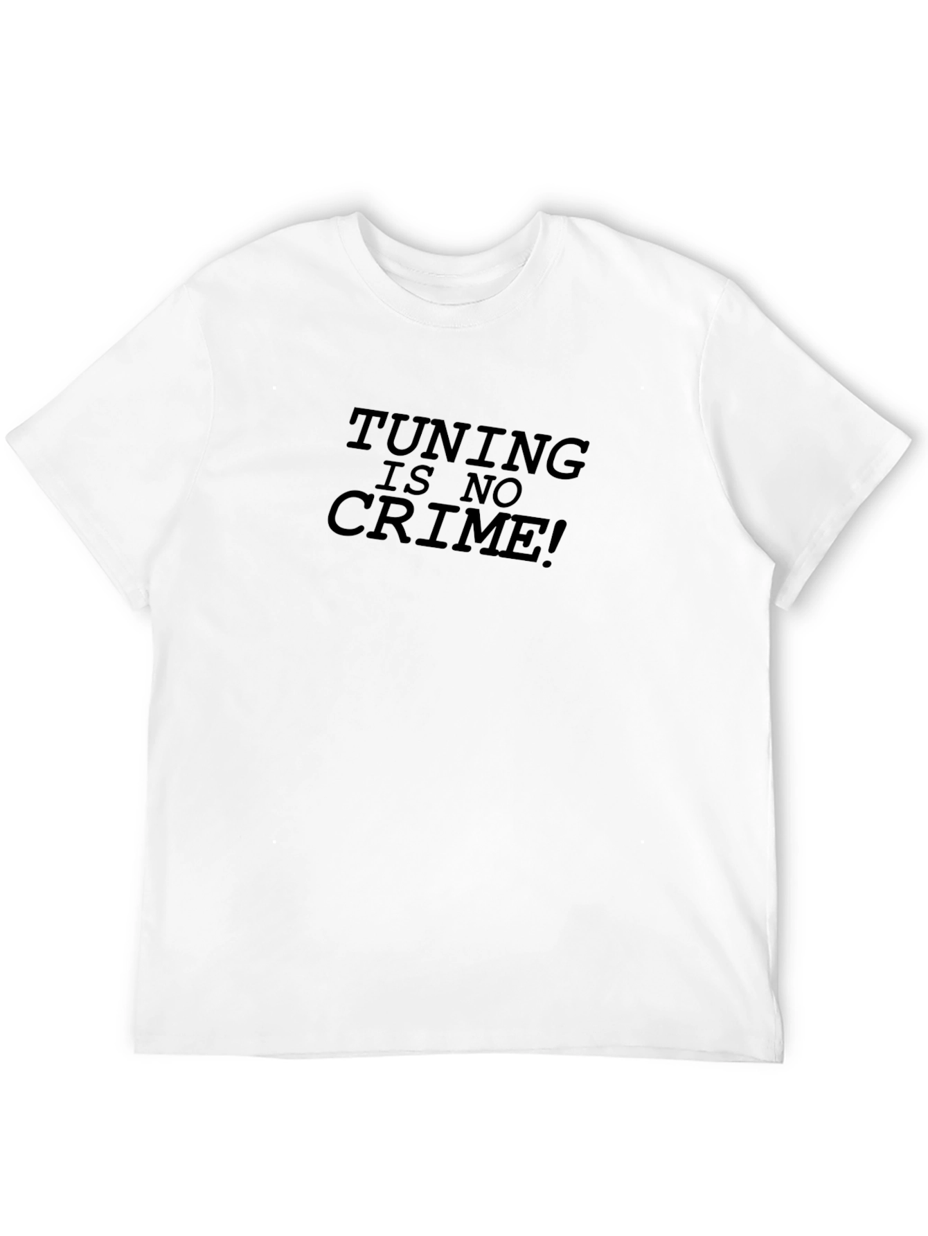 Tuning is No Crime Black T-Shirt