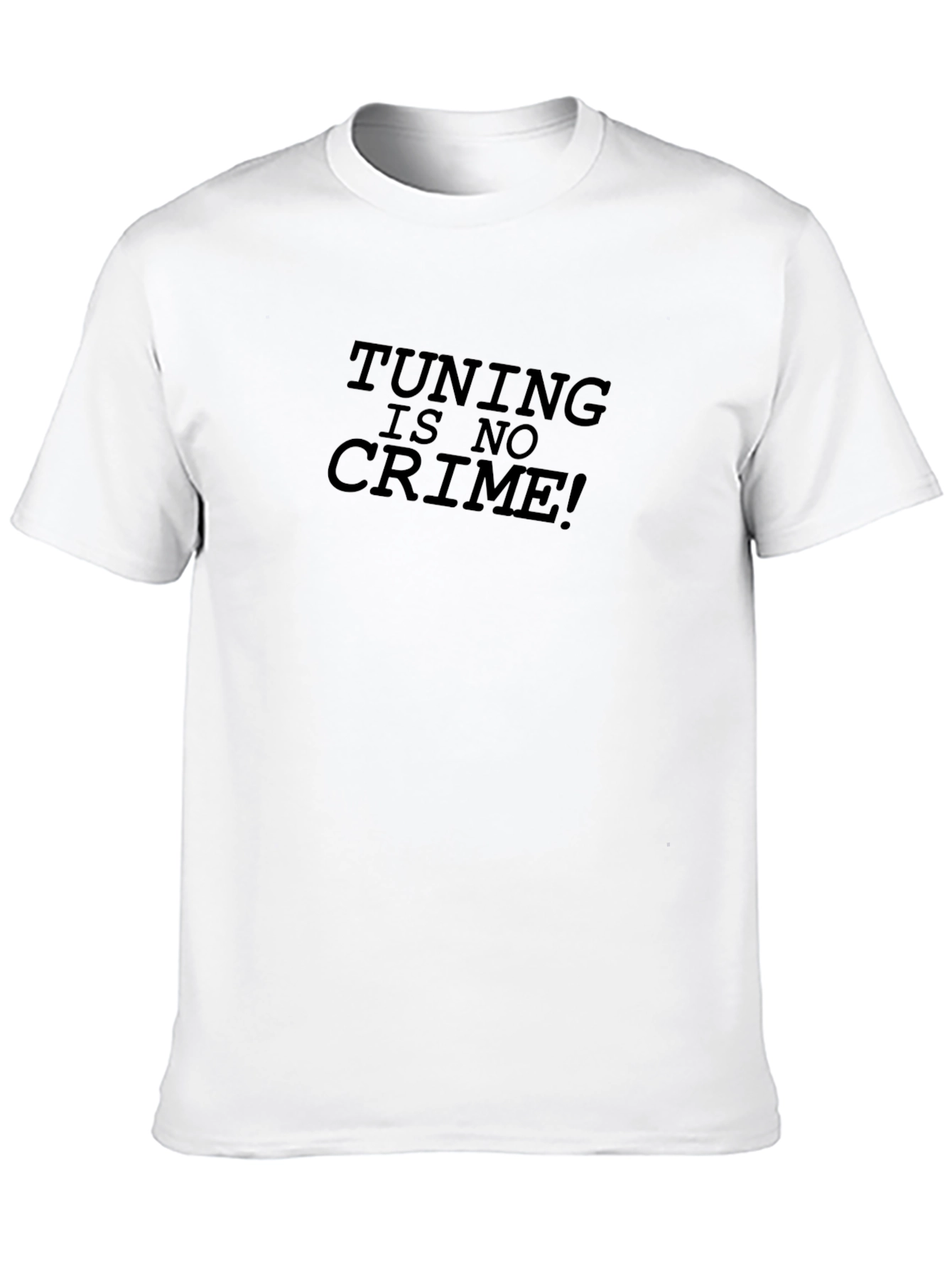 Tuning is No Crime Black T-Shirt