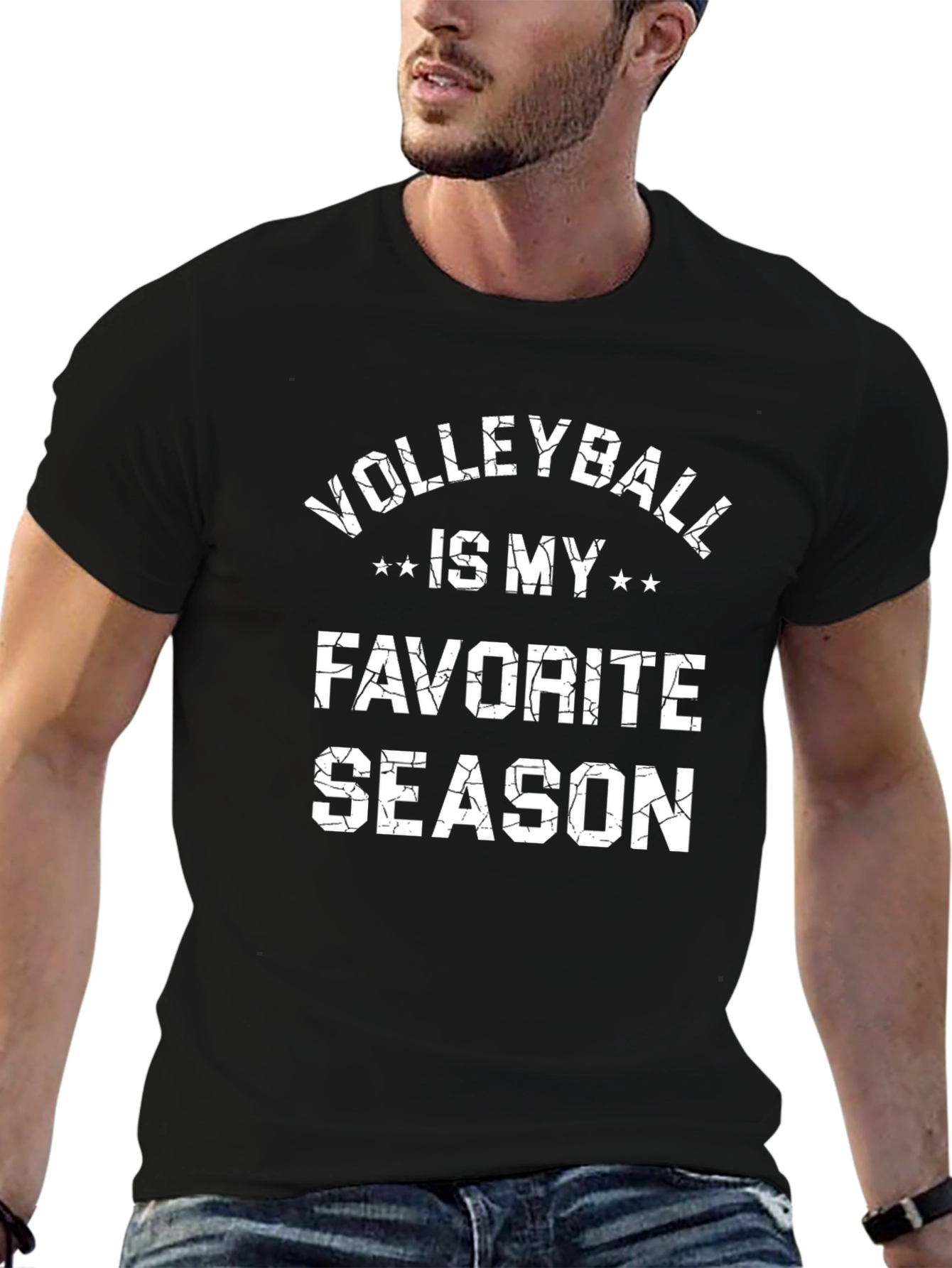 Volleyball is My Favorite Season Graphic T-Shirt