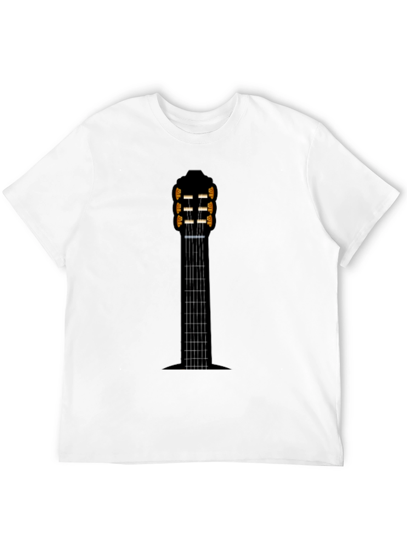 Guitar Neck Graphic Tee - Musician Style Shirt