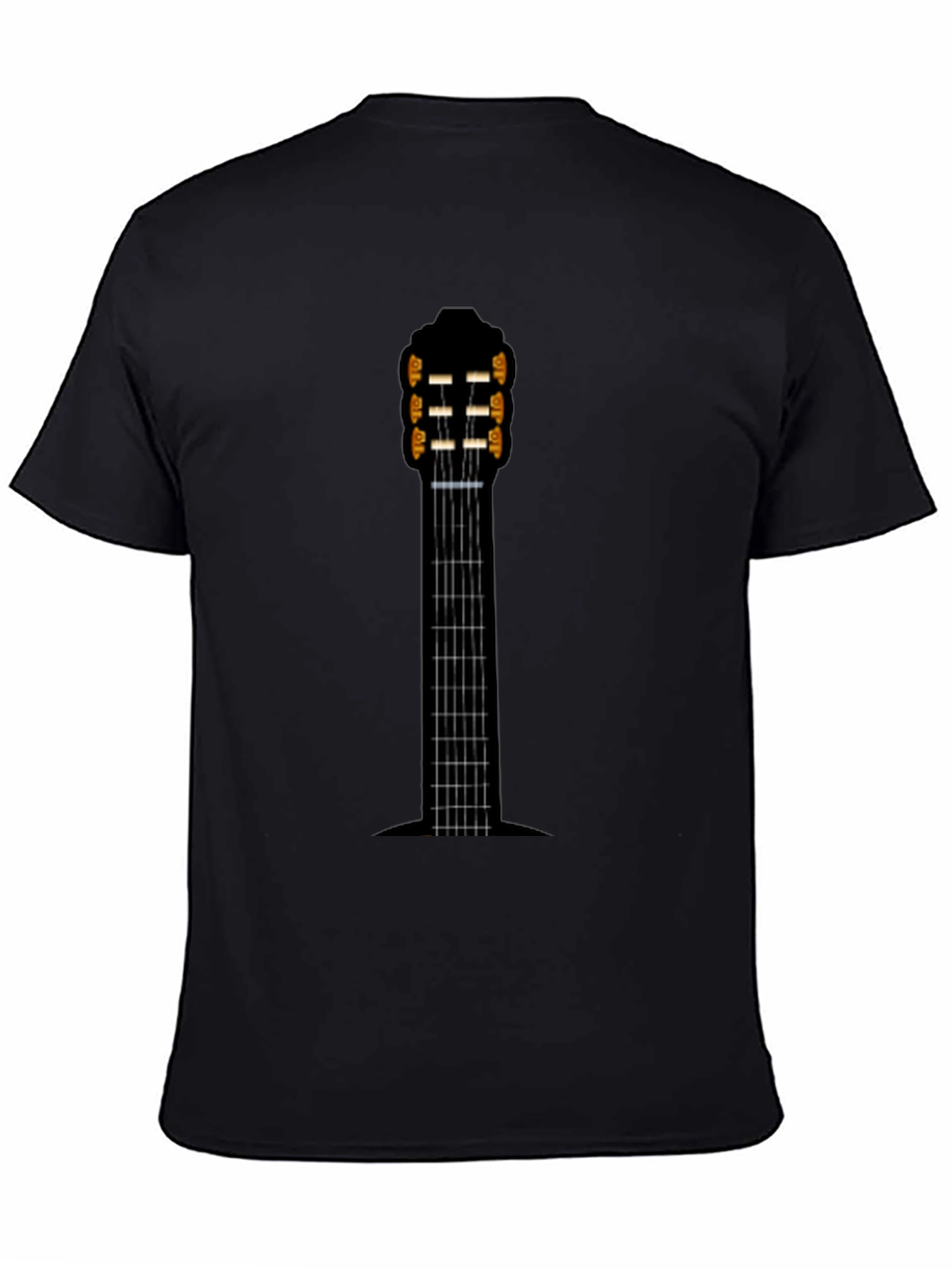 Guitar Neck Graphic Tee - Musician Style Shirt