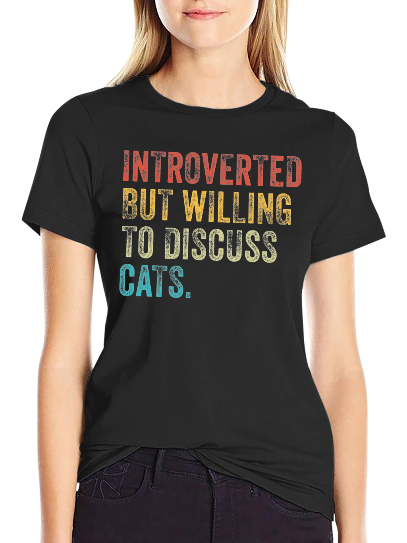Introverted Cat Lover T-Shirt