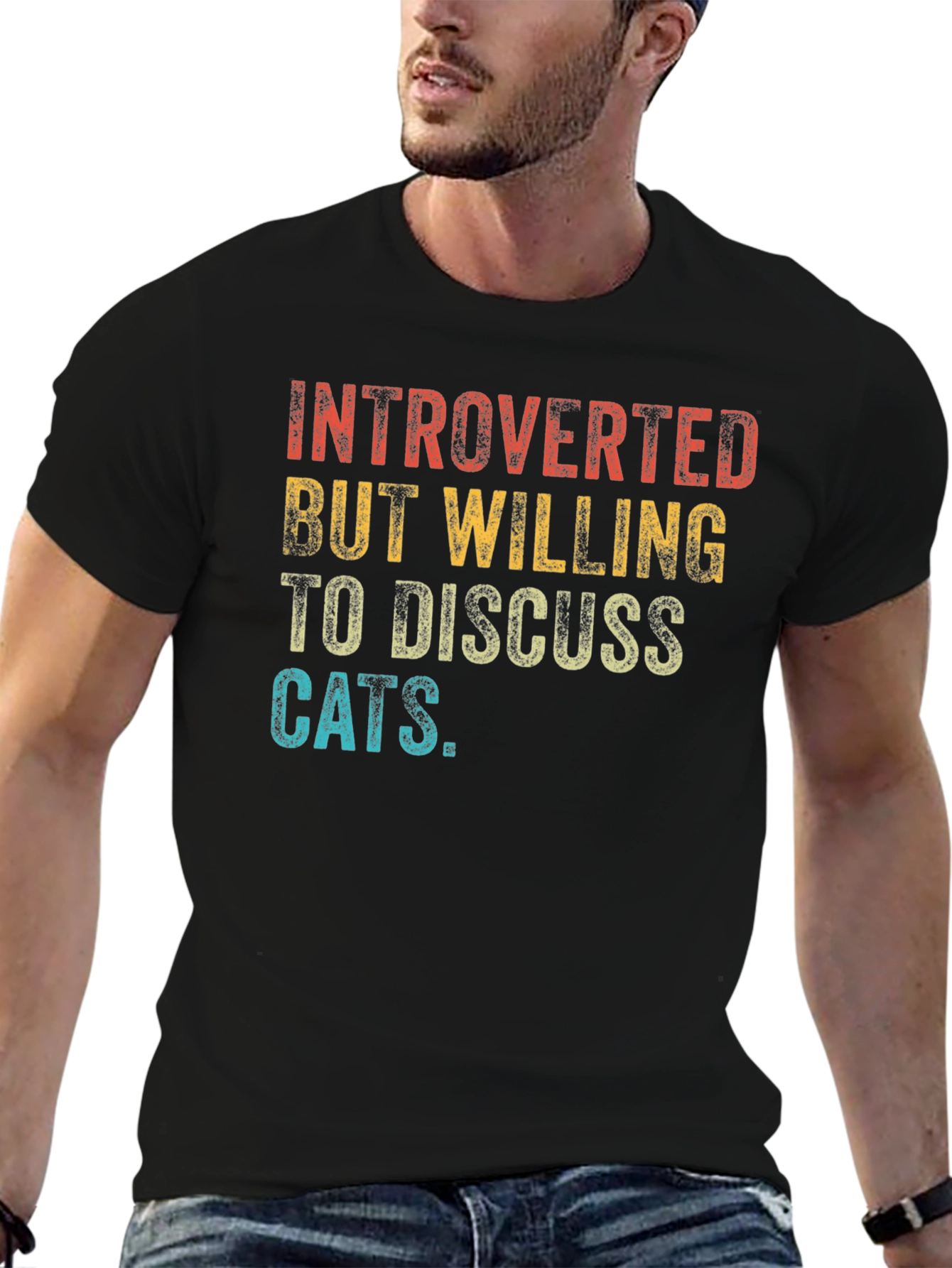 Introverted Cat Lover T-Shirt