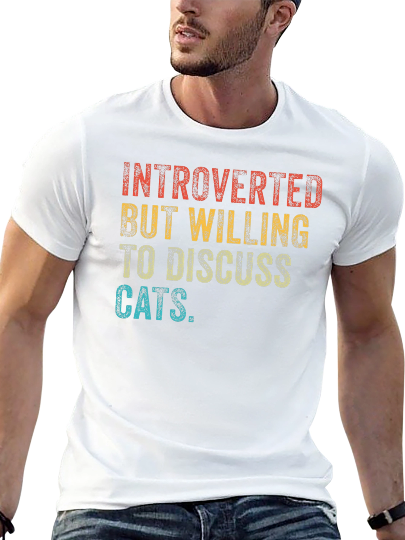 Introverted Cat Lover T-Shirt