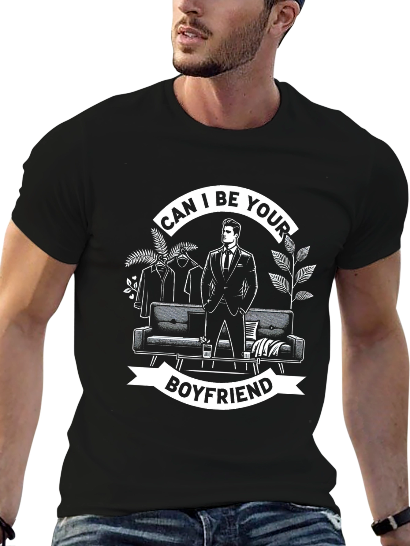 Can I Be Your Boyfriend T-Shirt Graphic Tee