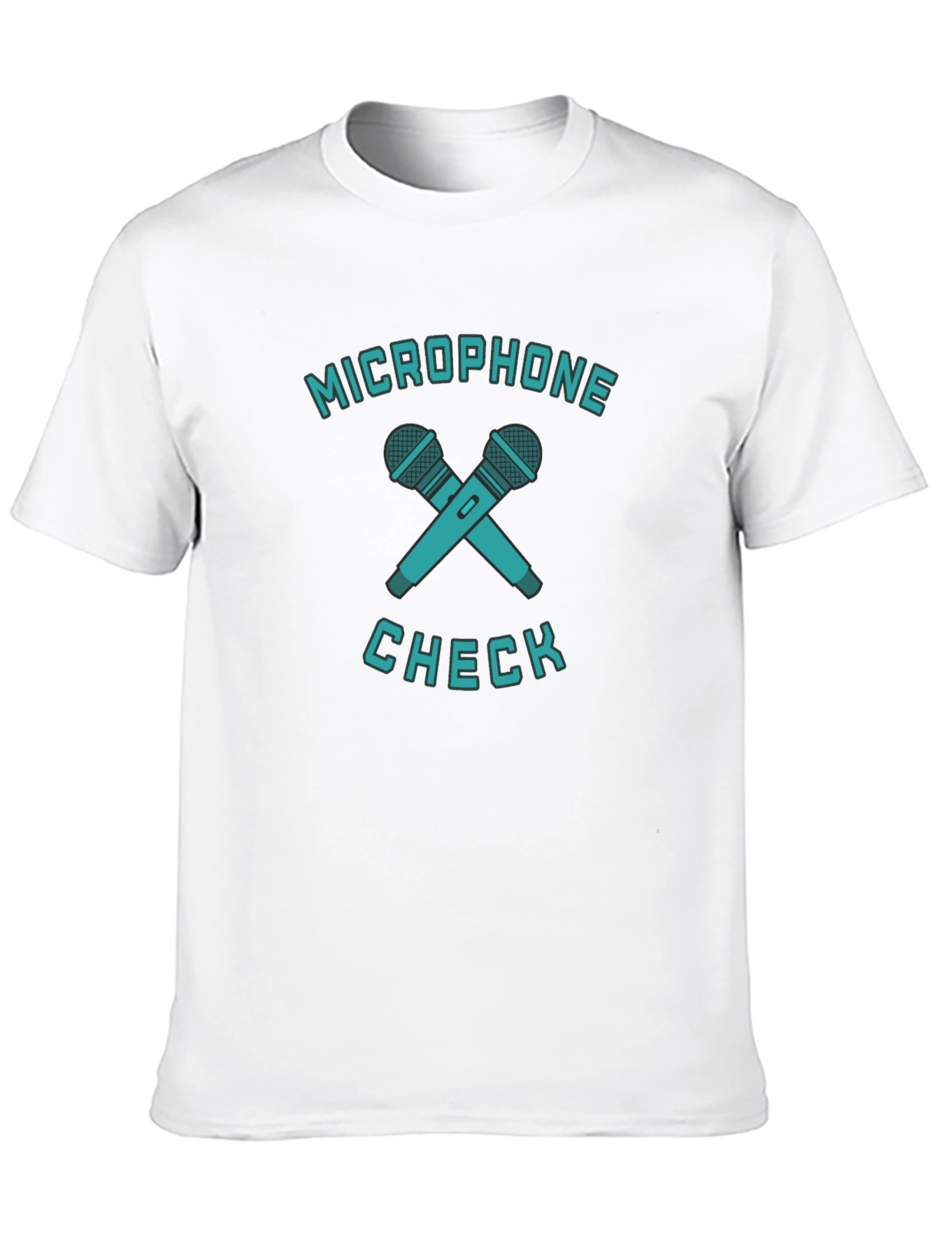 Microphone Check Graphic T-Shirt
