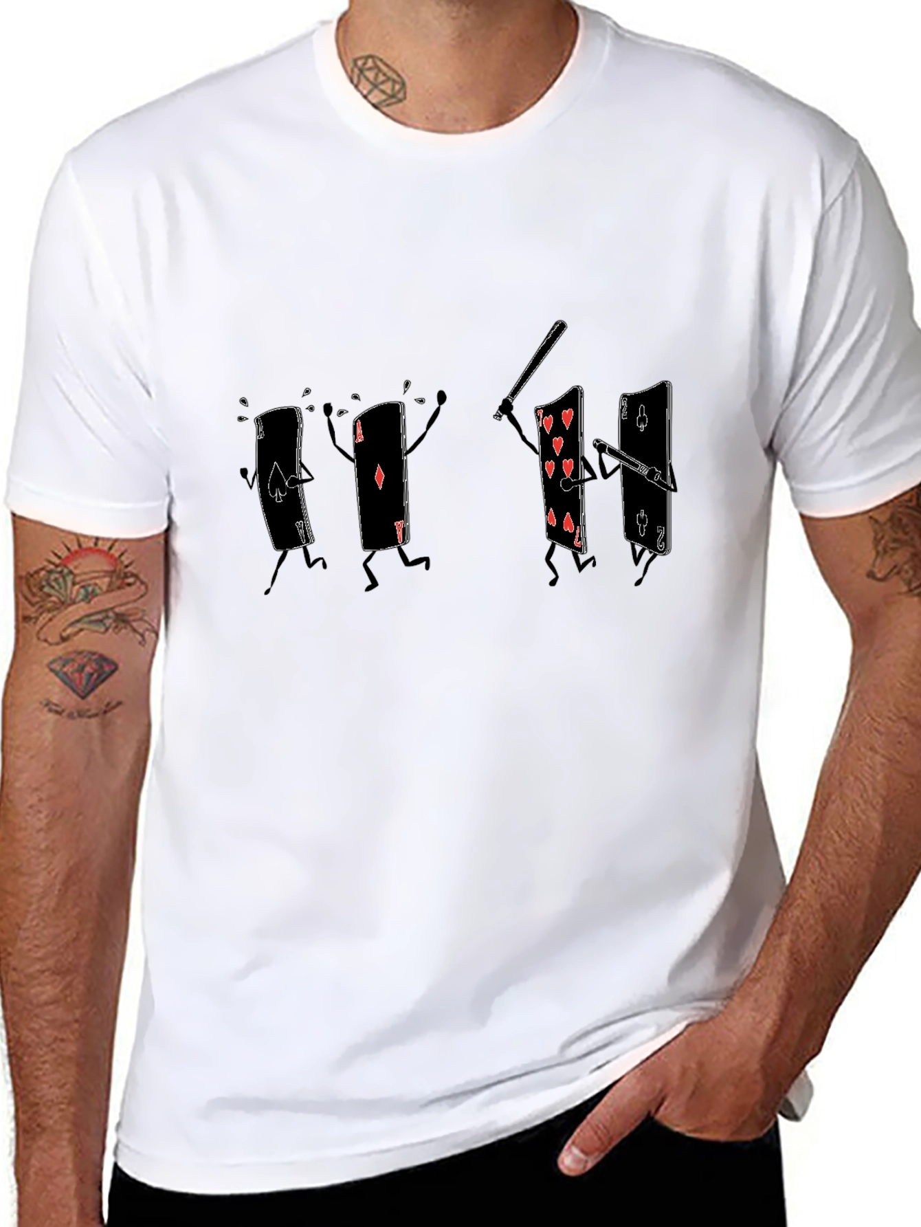 Funny Playing Cards Graphic Tee