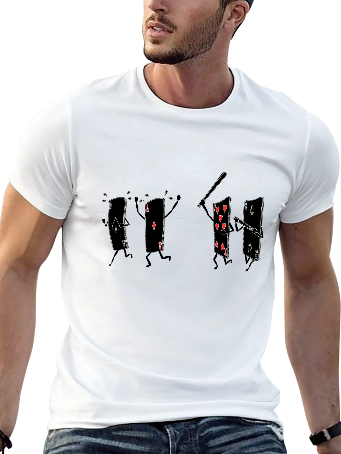 Funny Playing Cards Graphic Tee