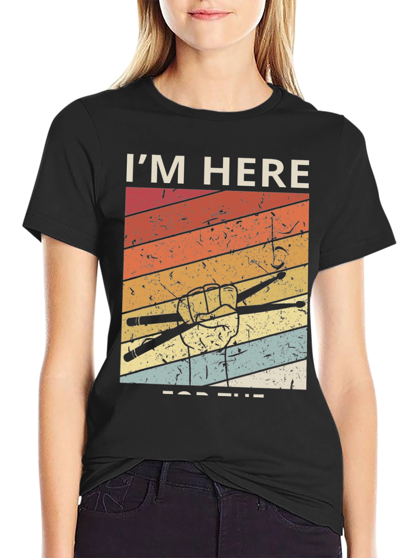 Drummer T-Shirt: Im Here for the Beats!