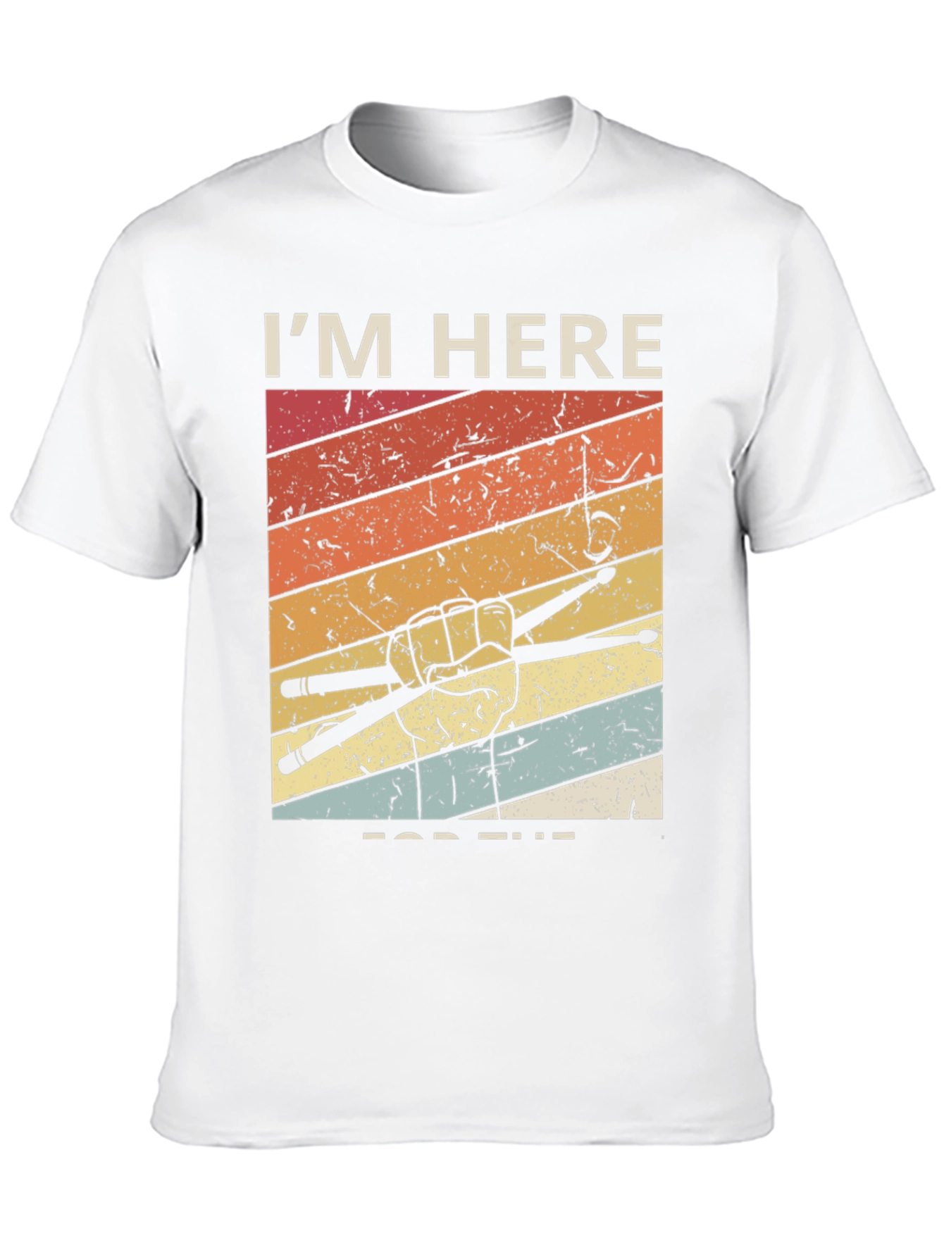 Drummer T-Shirt: Im Here for the Beats!
