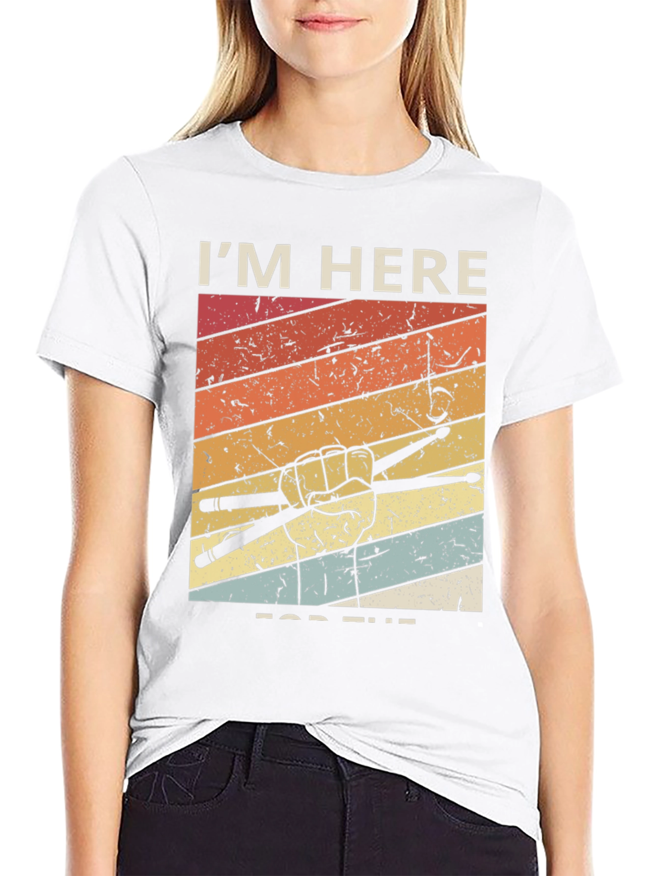 Drummer T-Shirt: Im Here for the Beats!