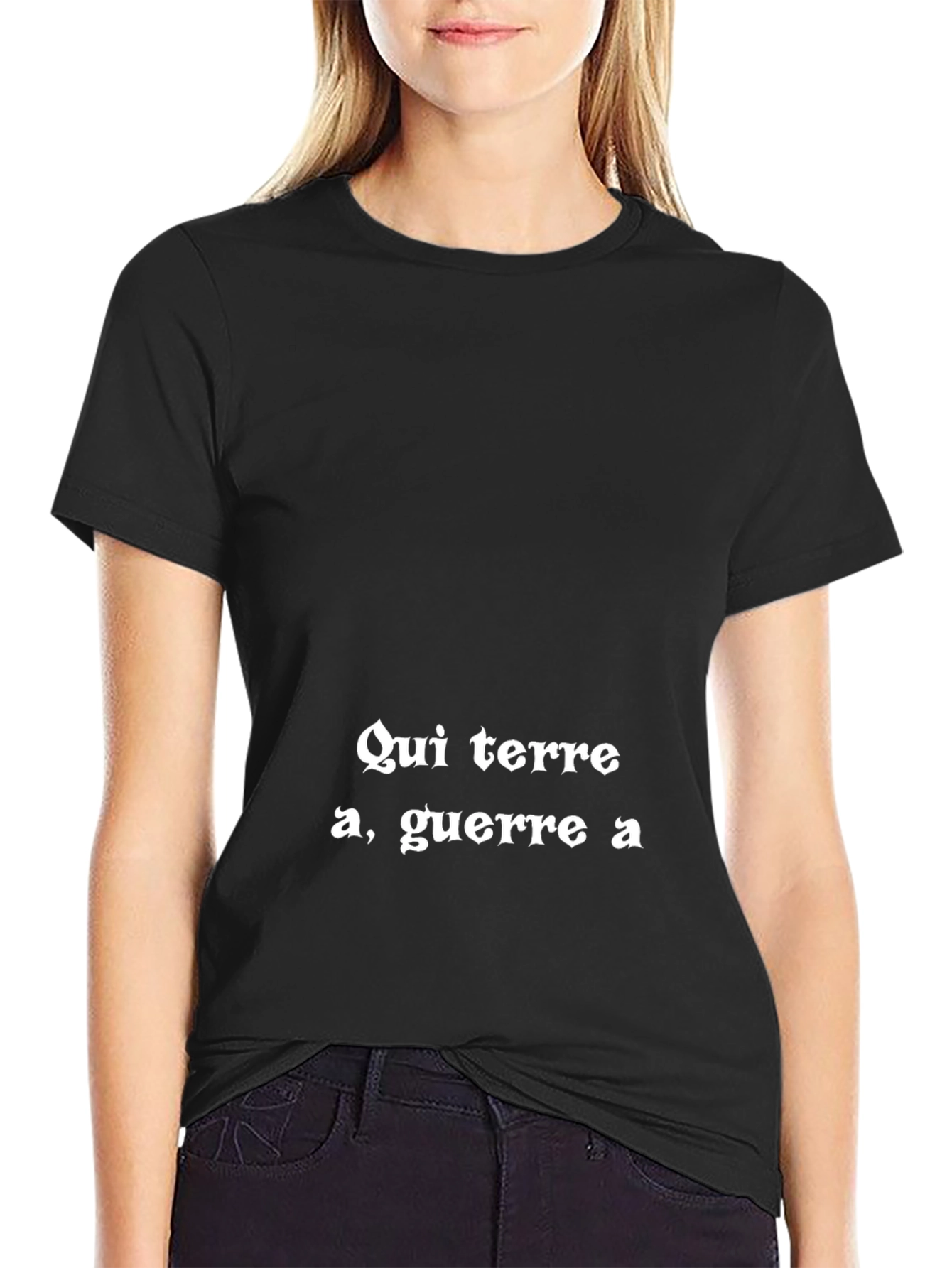 Qui terre a guerre a T-Shirt
