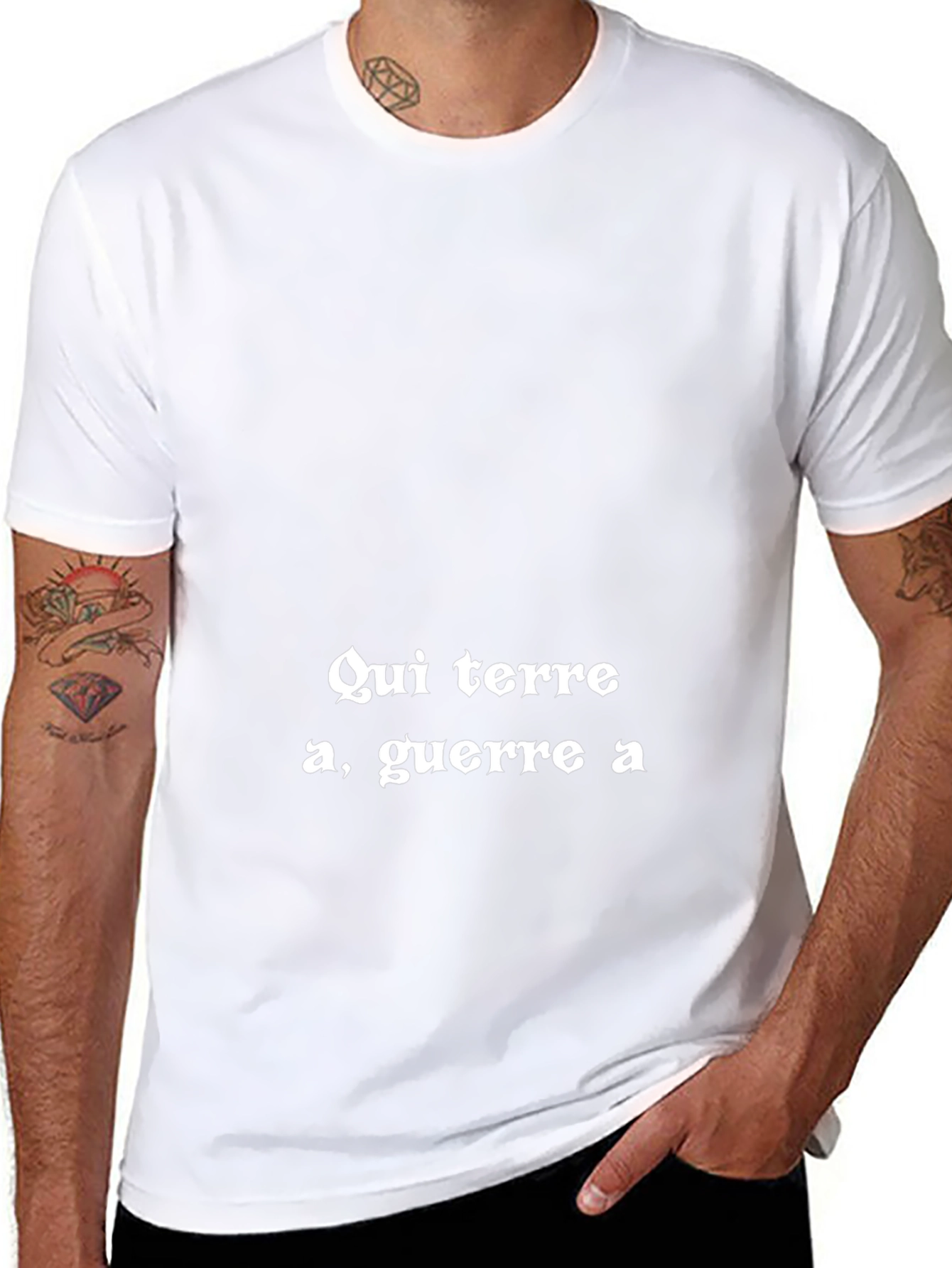 Qui terre a guerre a T-Shirt