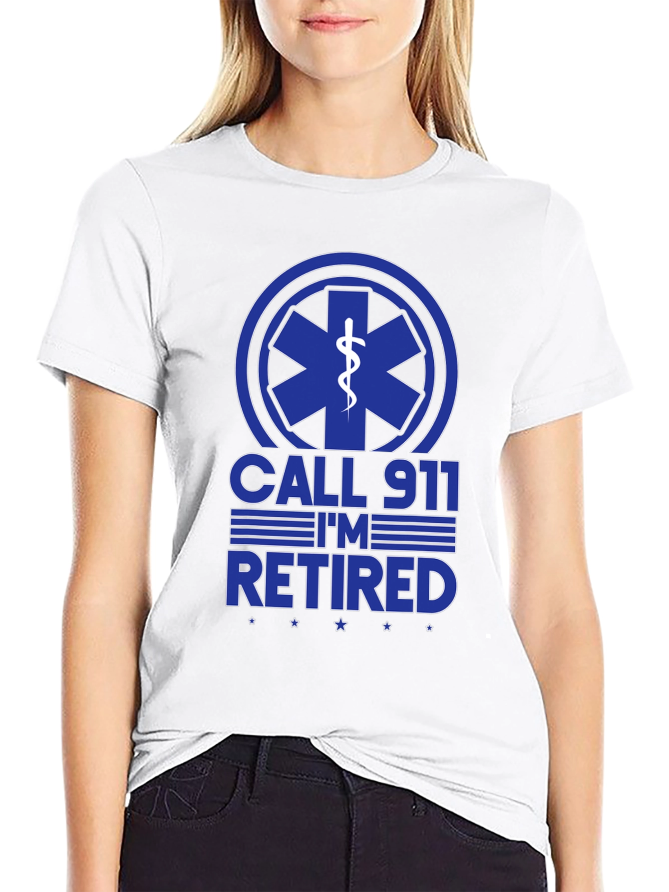 Retired EMT T-Shirt - Call 911 Funny Graphic Tee