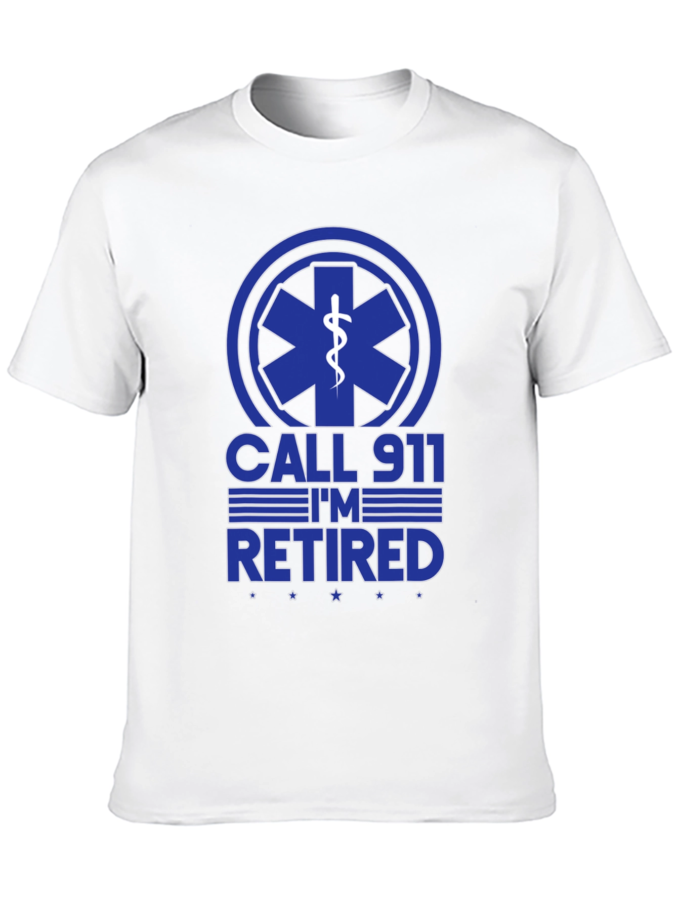 Retired EMT T-Shirt - Call 911 Funny Graphic Tee