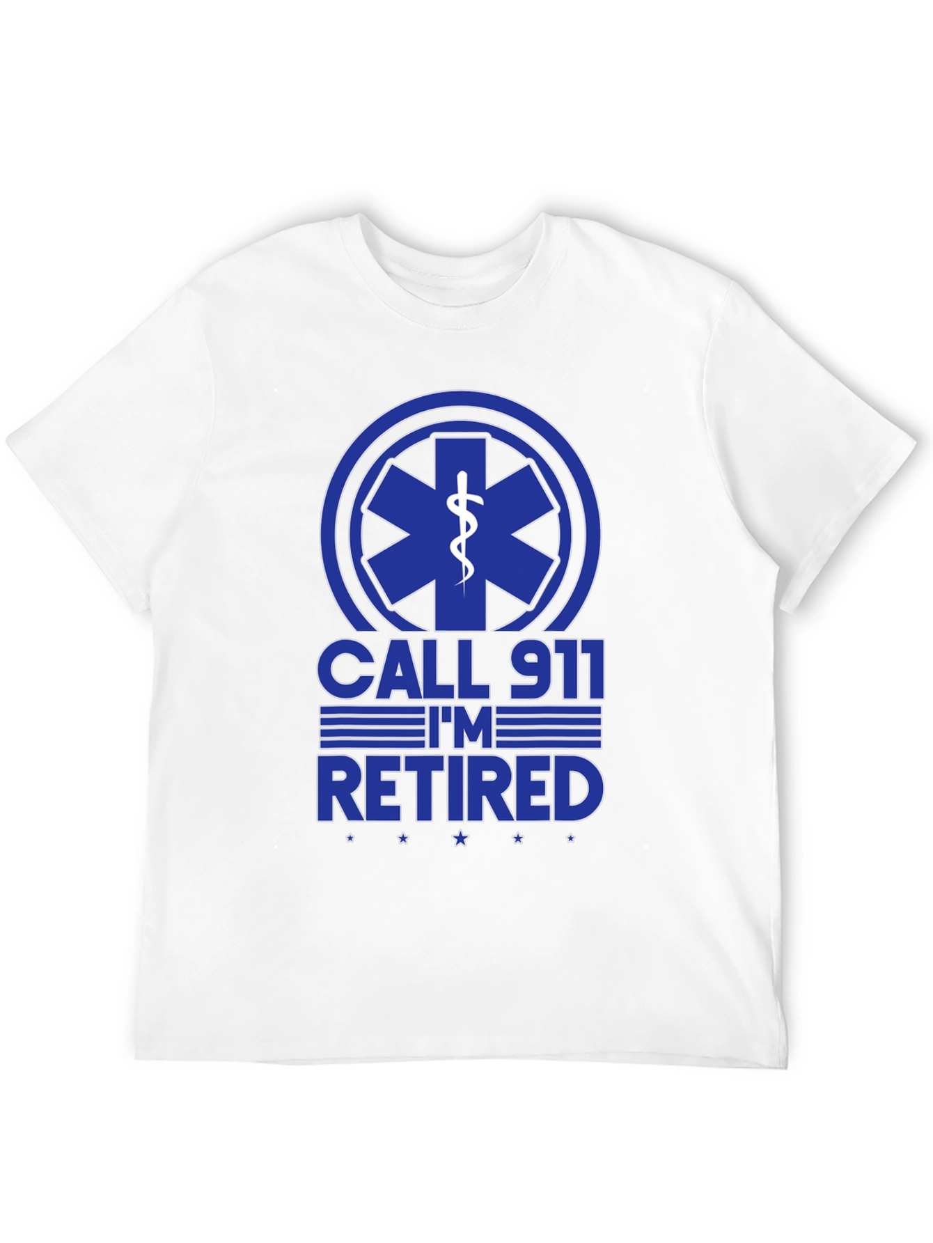 Retired EMT T-Shirt - Call 911 Funny Graphic Tee