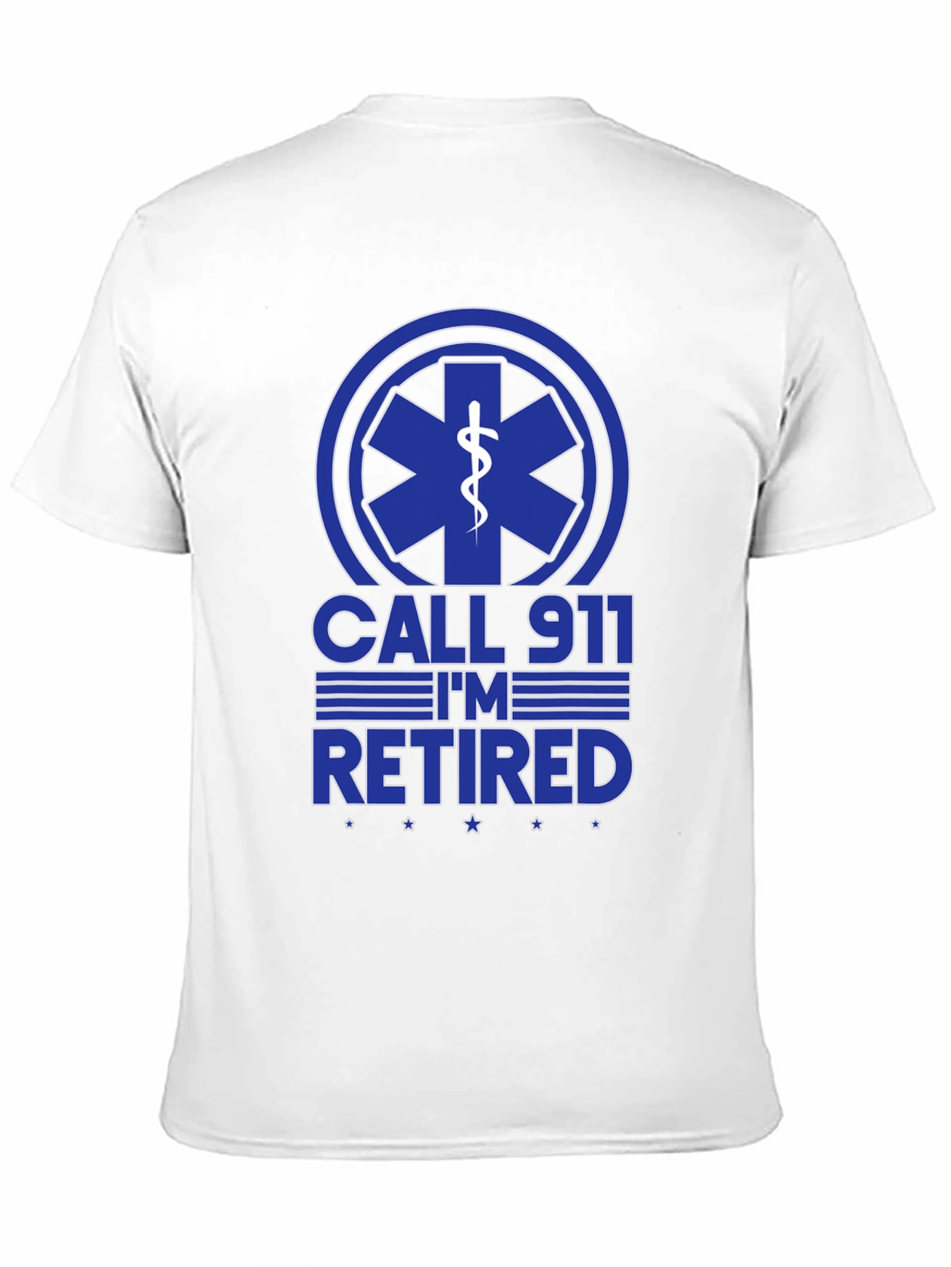 Retired EMT T-Shirt - Call 911 Funny Graphic Tee