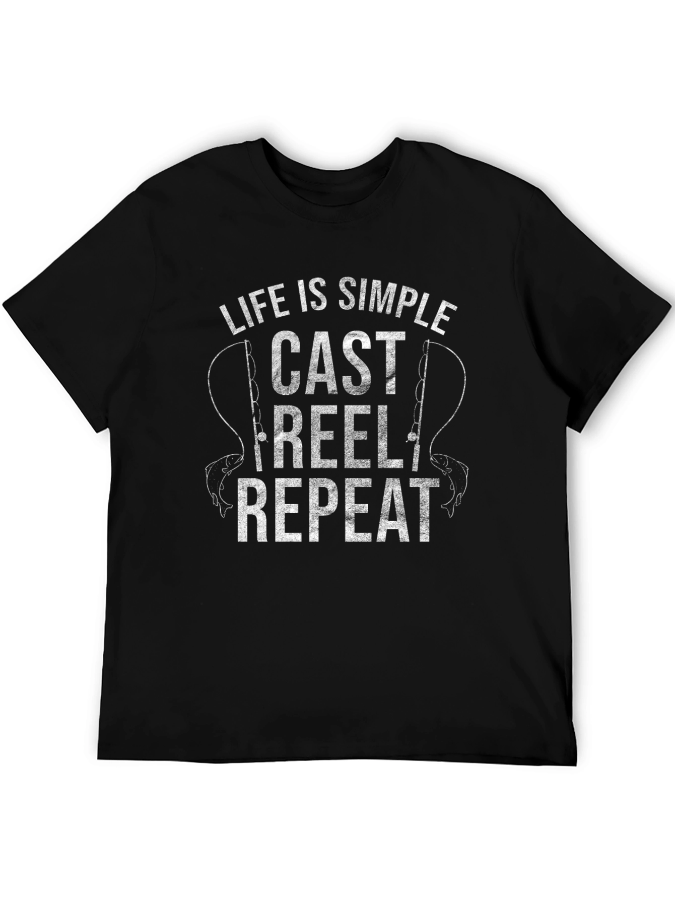 Life is Simple Fishing T-Shirt: Cast Reel Repeat!