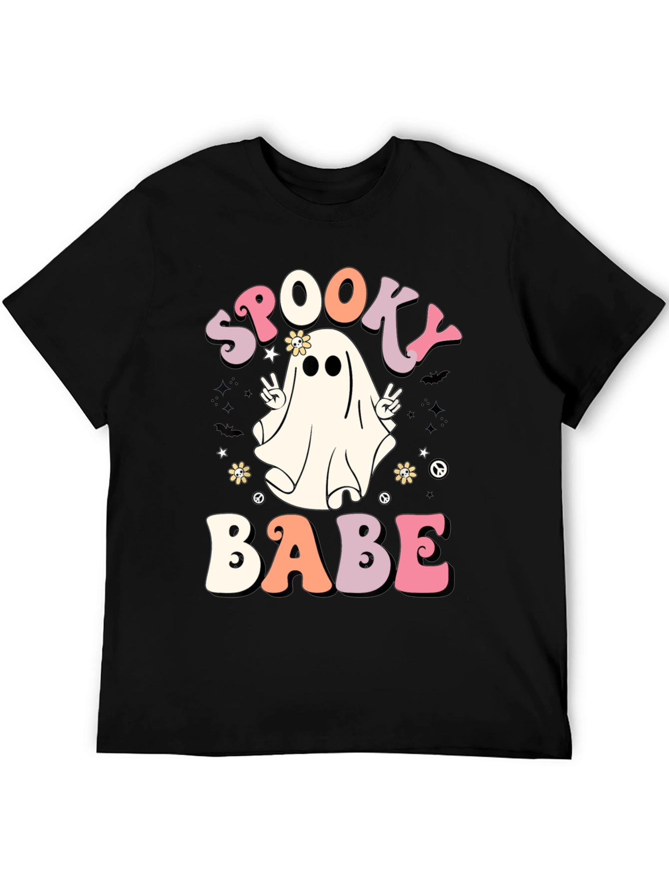 Spooky Babe Retro Halloween T-Shirt