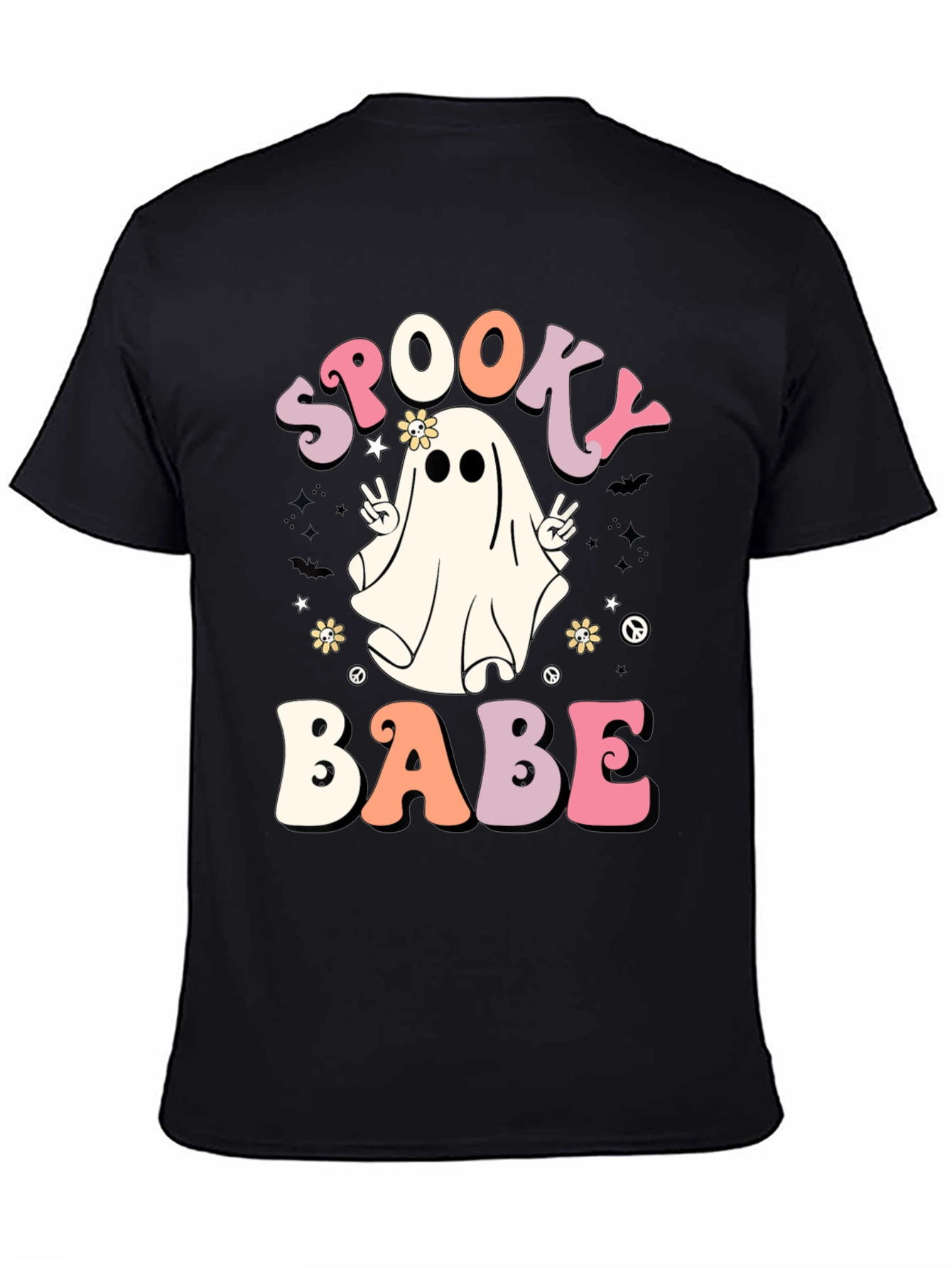 Spooky Babe Retro Halloween T-Shirt