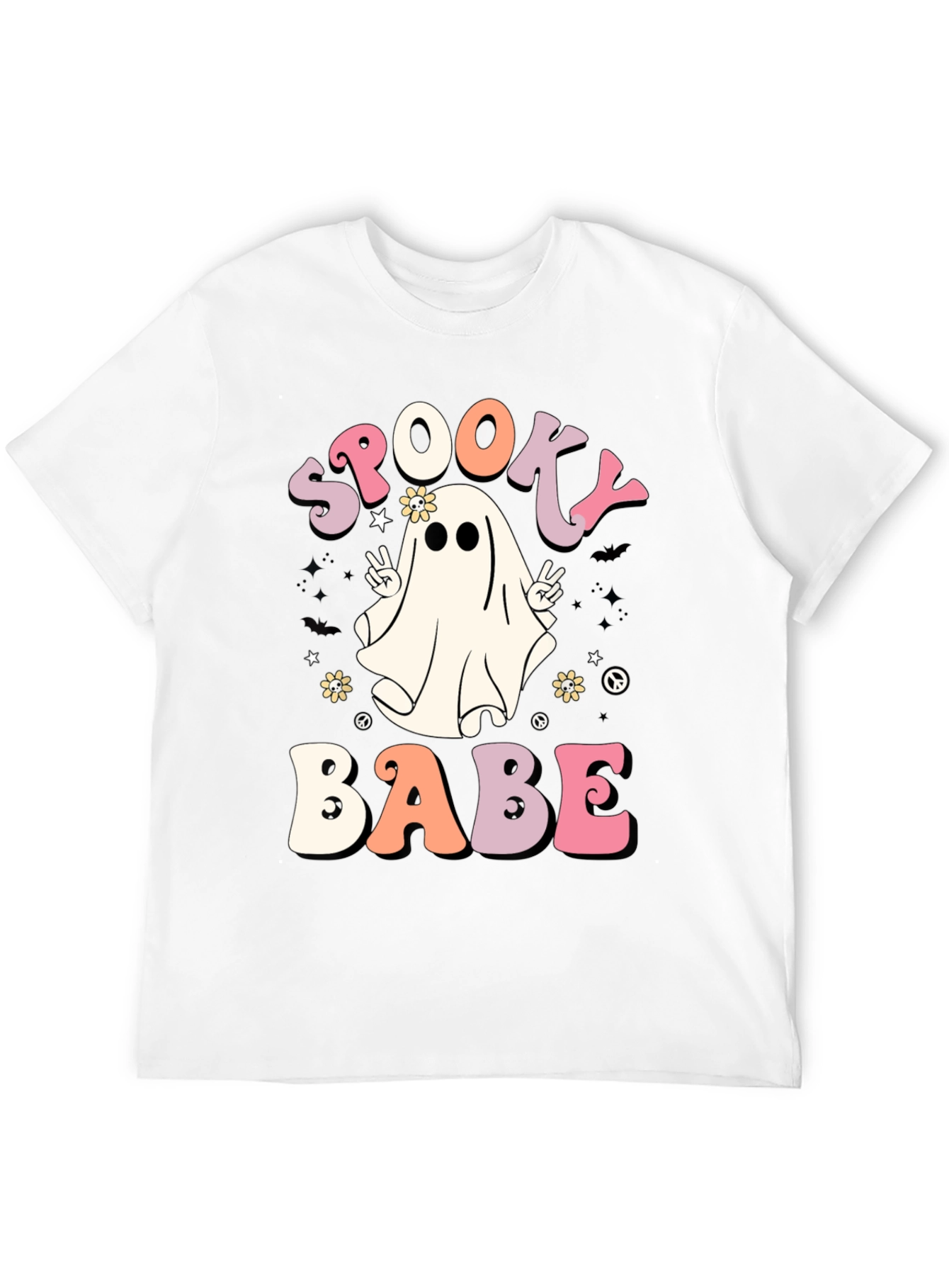 Spooky Babe Retro Halloween T-Shirt