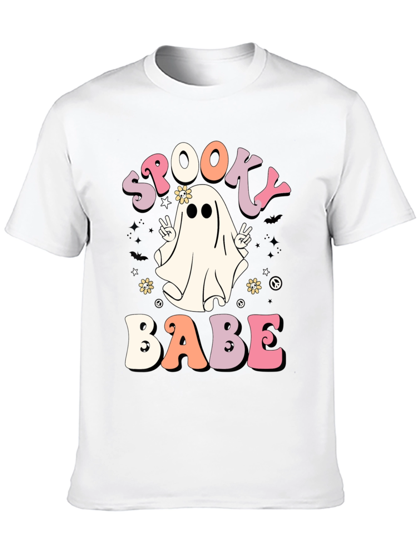 Spooky Babe Retro Halloween T-Shirt