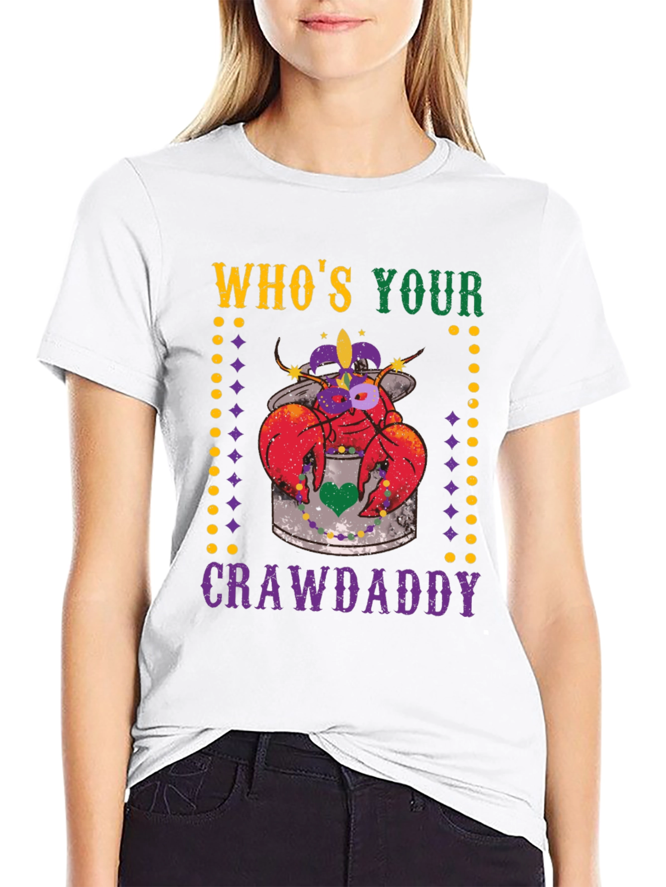 Whos Your Crawdaddy Mardi Gras T-Shirt