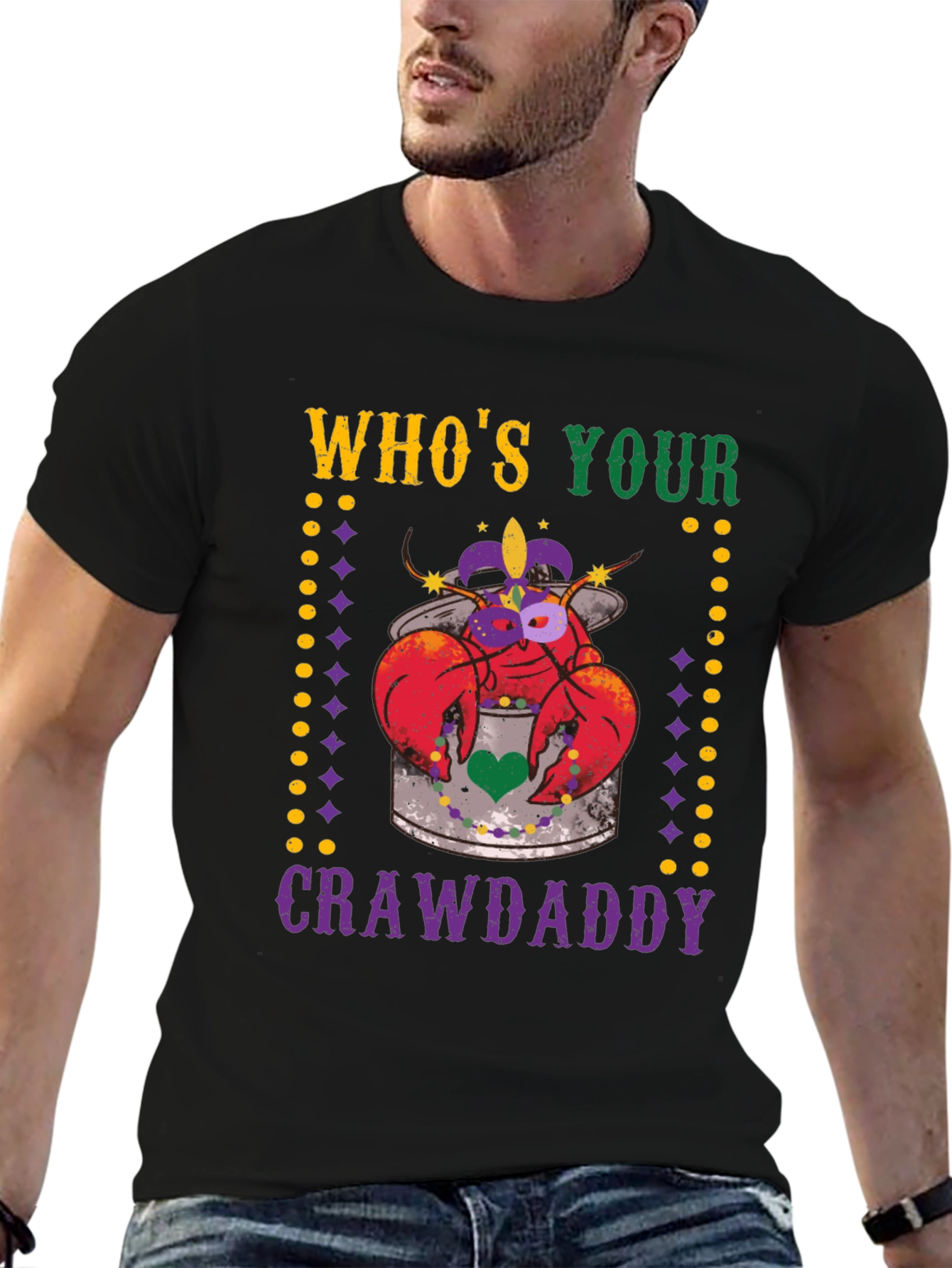 Whos Your Crawdaddy Mardi Gras T-Shirt