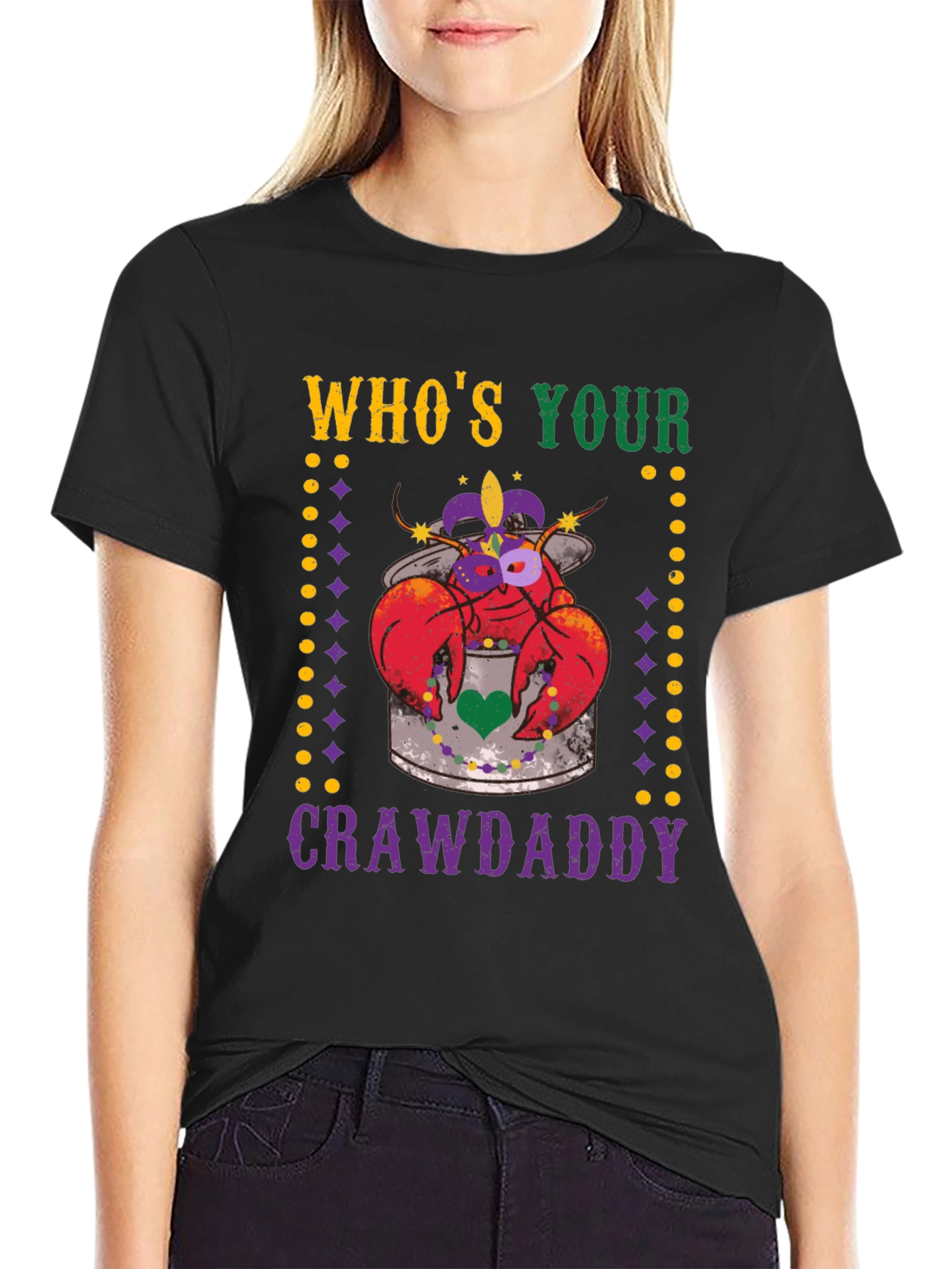 Whos Your Crawdaddy Mardi Gras T-Shirt