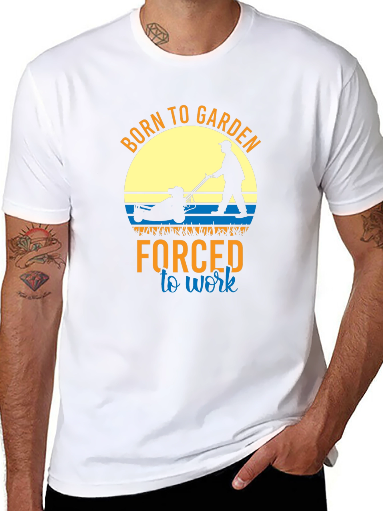 Born to Garden Mens Black T-Shirt
