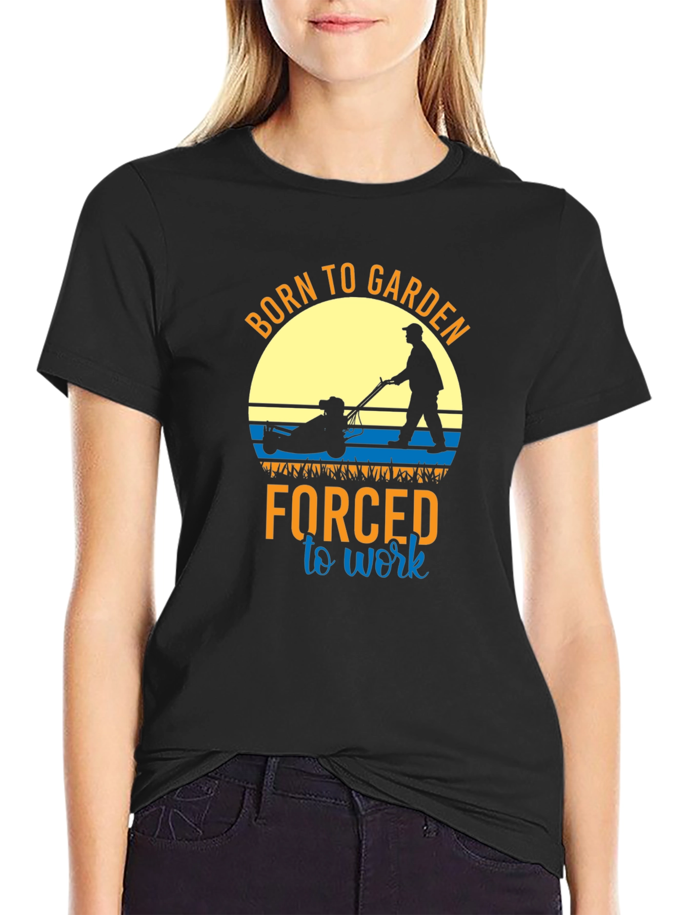 Born to Garden Mens Black T-Shirt