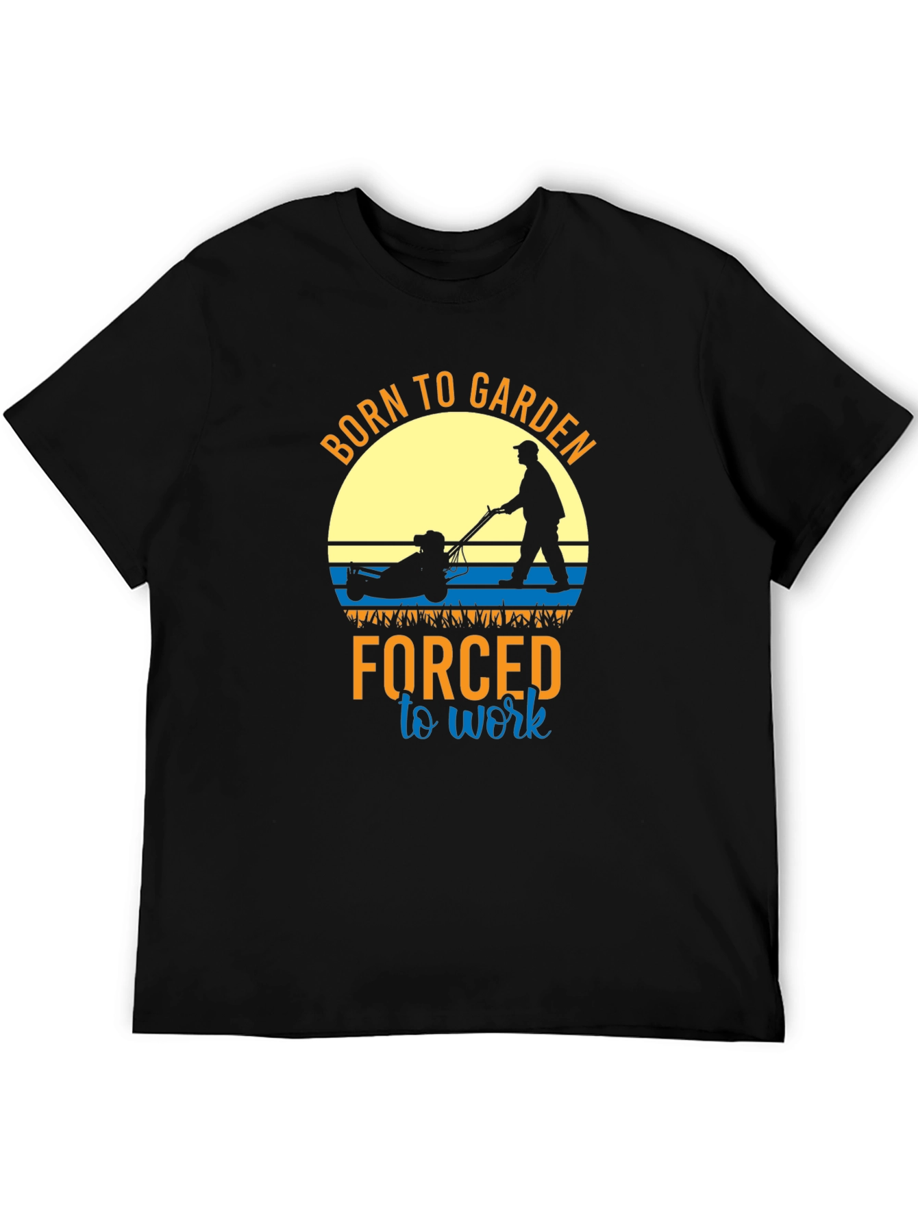Born to Garden Mens Black T-Shirt