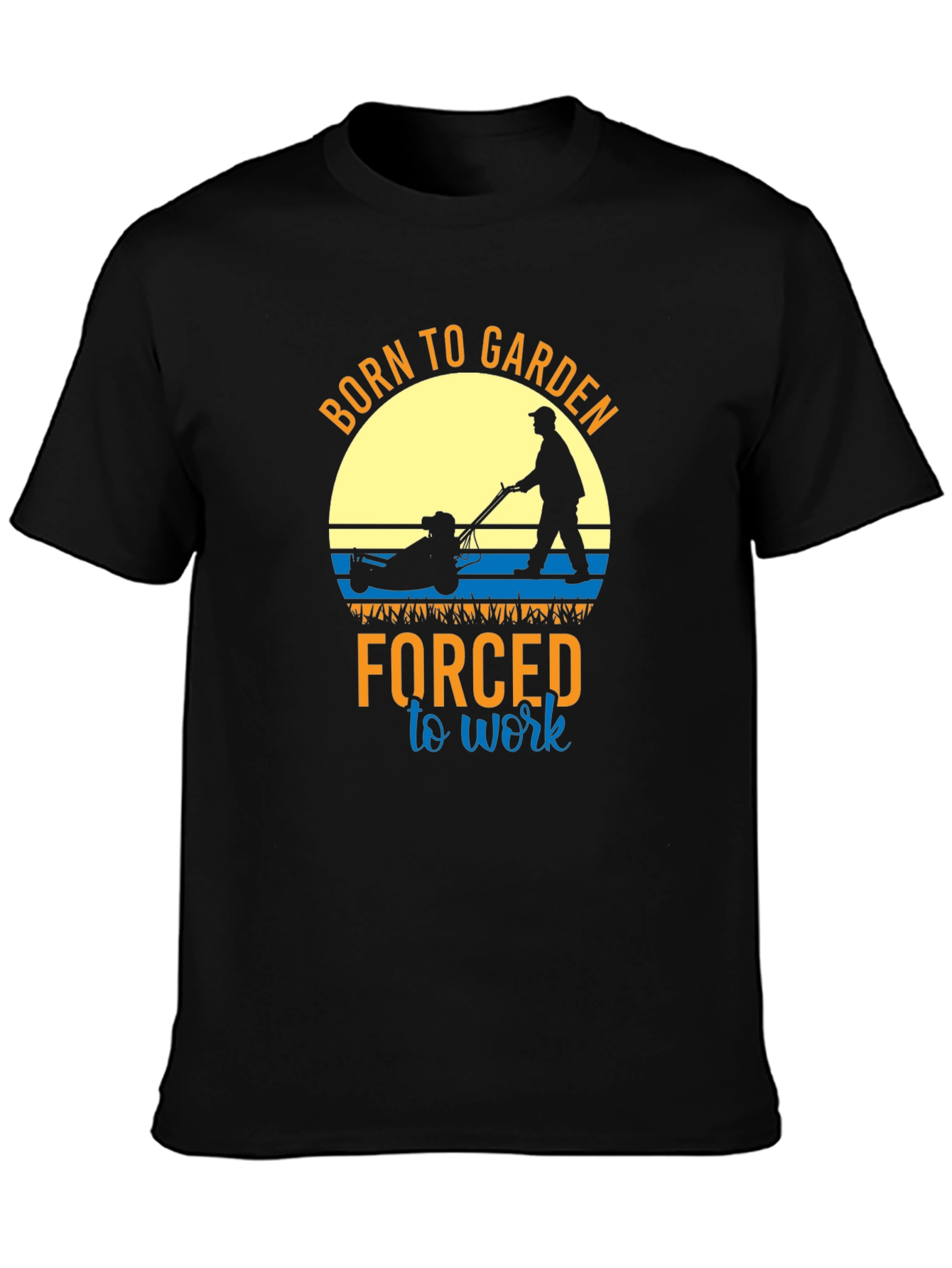 Born to Garden Mens Black T-Shirt