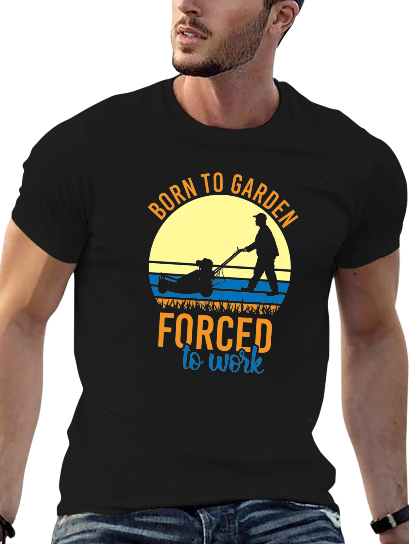 Born to Garden Mens Black T-Shirt