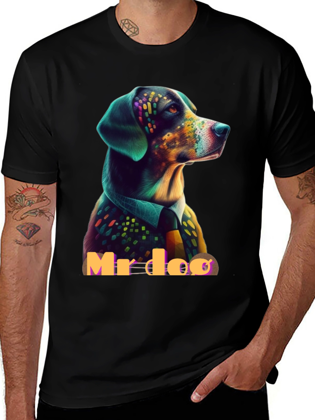 Mr. Doo Dog T-Shirt - Artistic Pet Graphic Tee