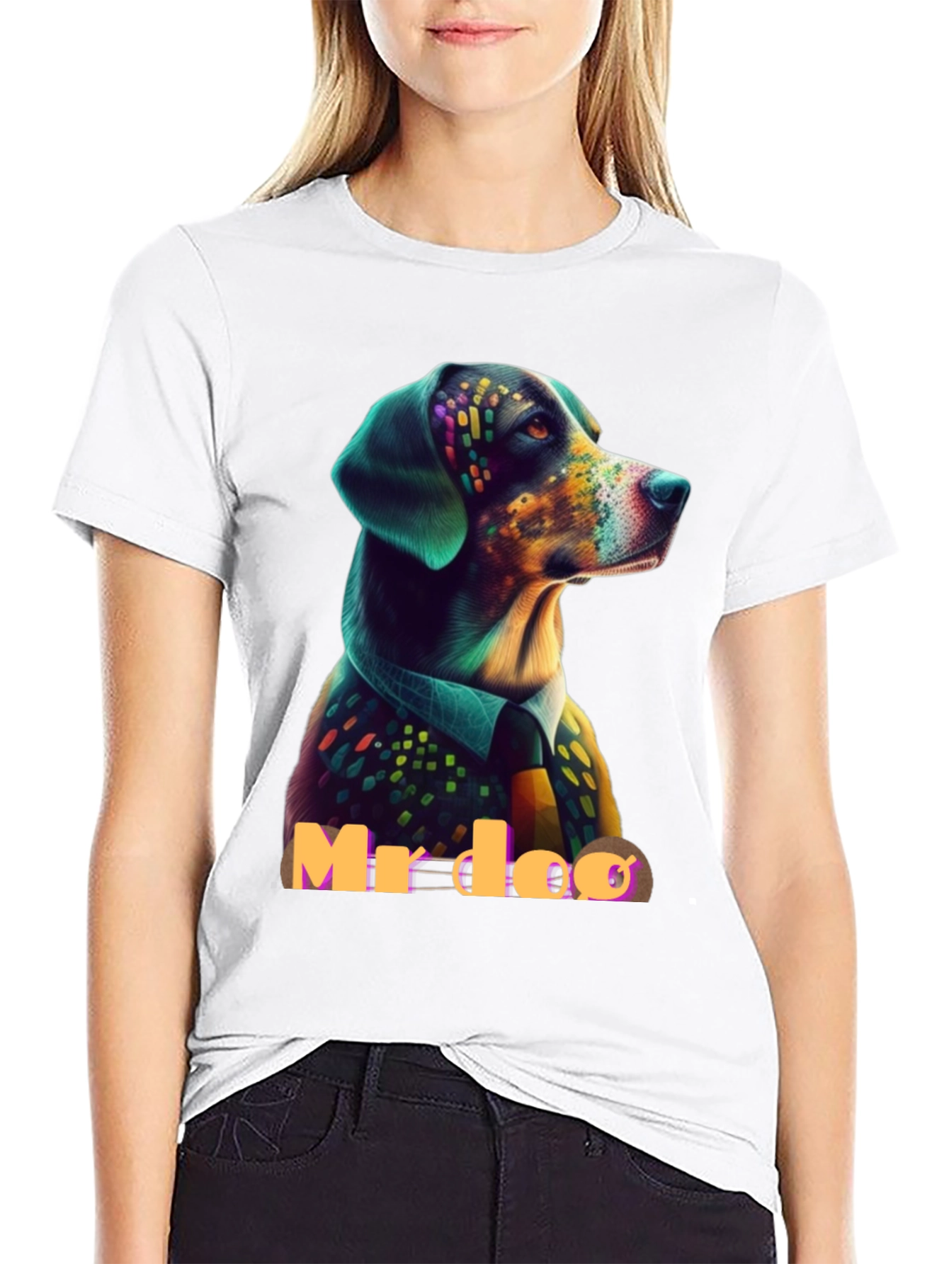 Mr. Doo Dog T-Shirt - Artistic Pet Graphic Tee