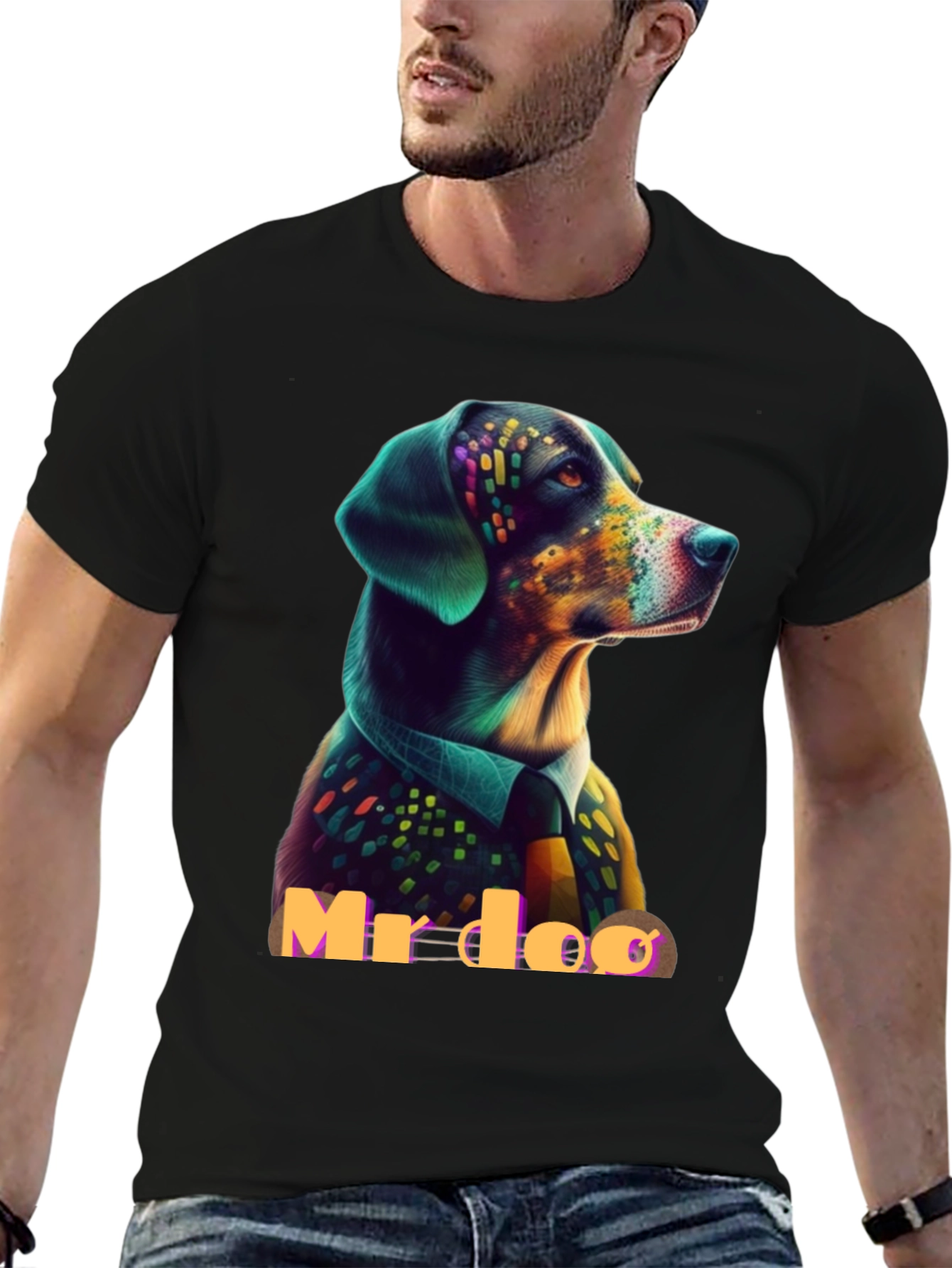 Mr. Doo Dog T-Shirt - Artistic Pet Graphic Tee