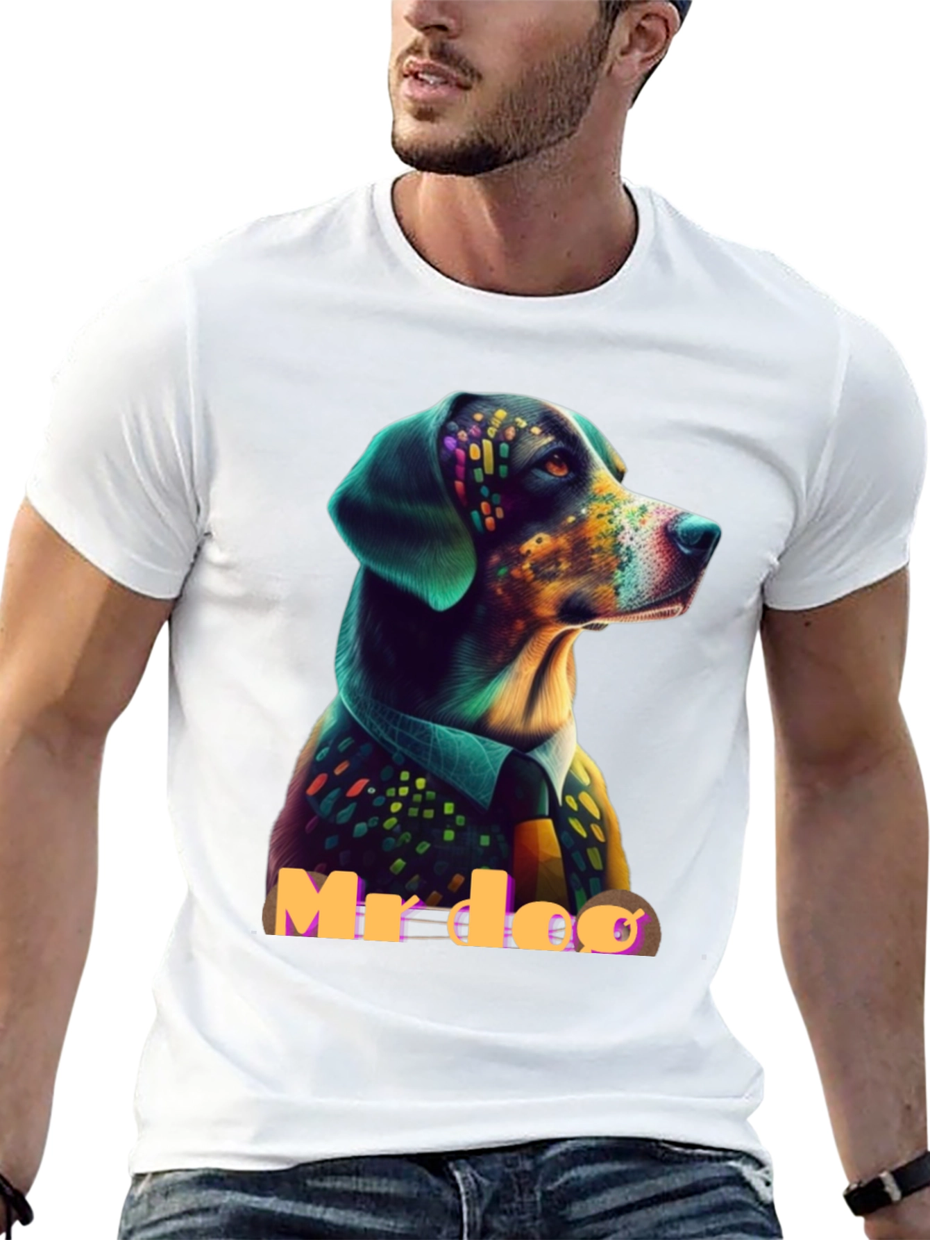 Mr. Doo Dog T-Shirt - Artistic Pet Graphic Tee