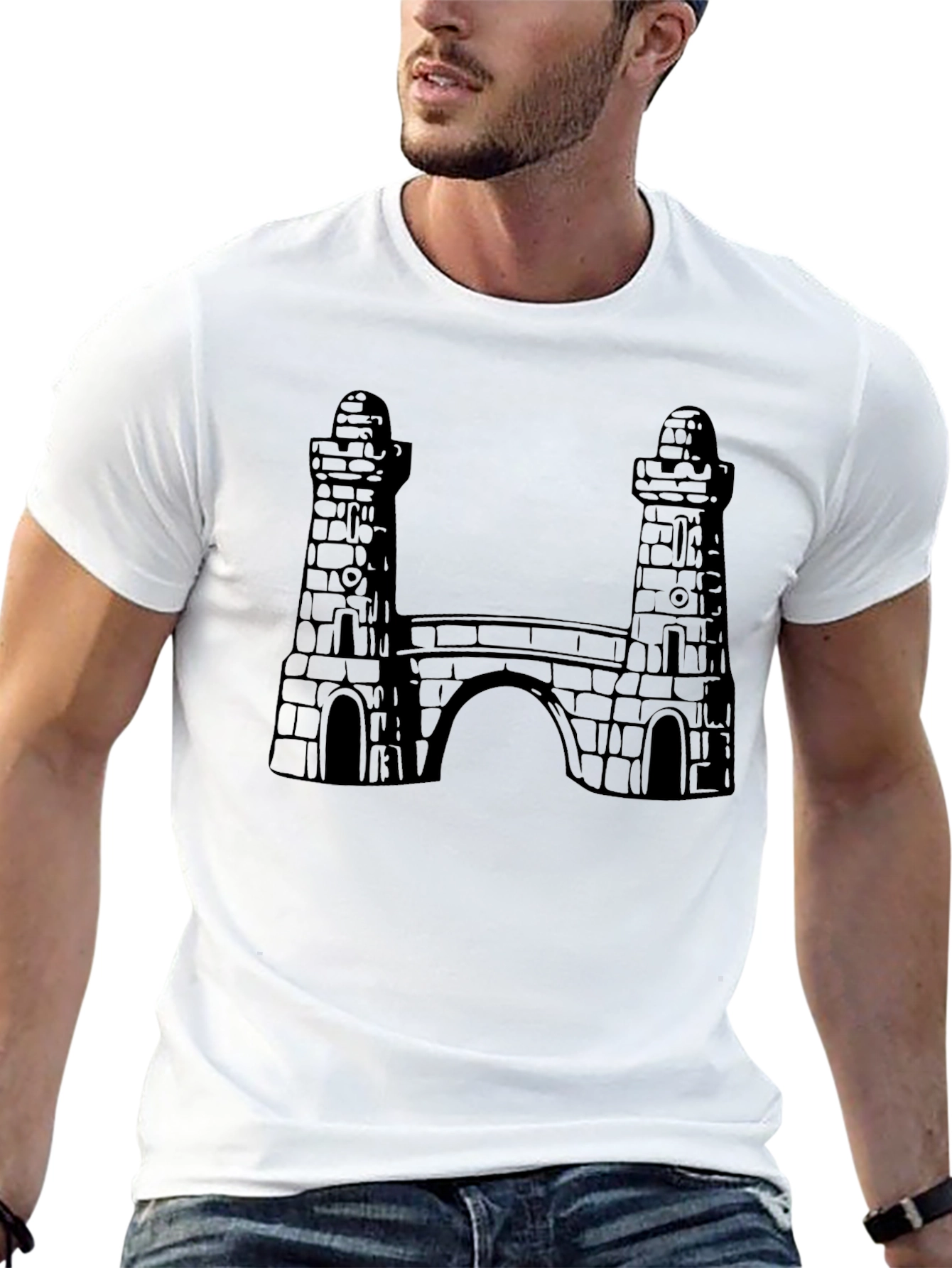 Stone Bridge Graphic Tee - Unique Design