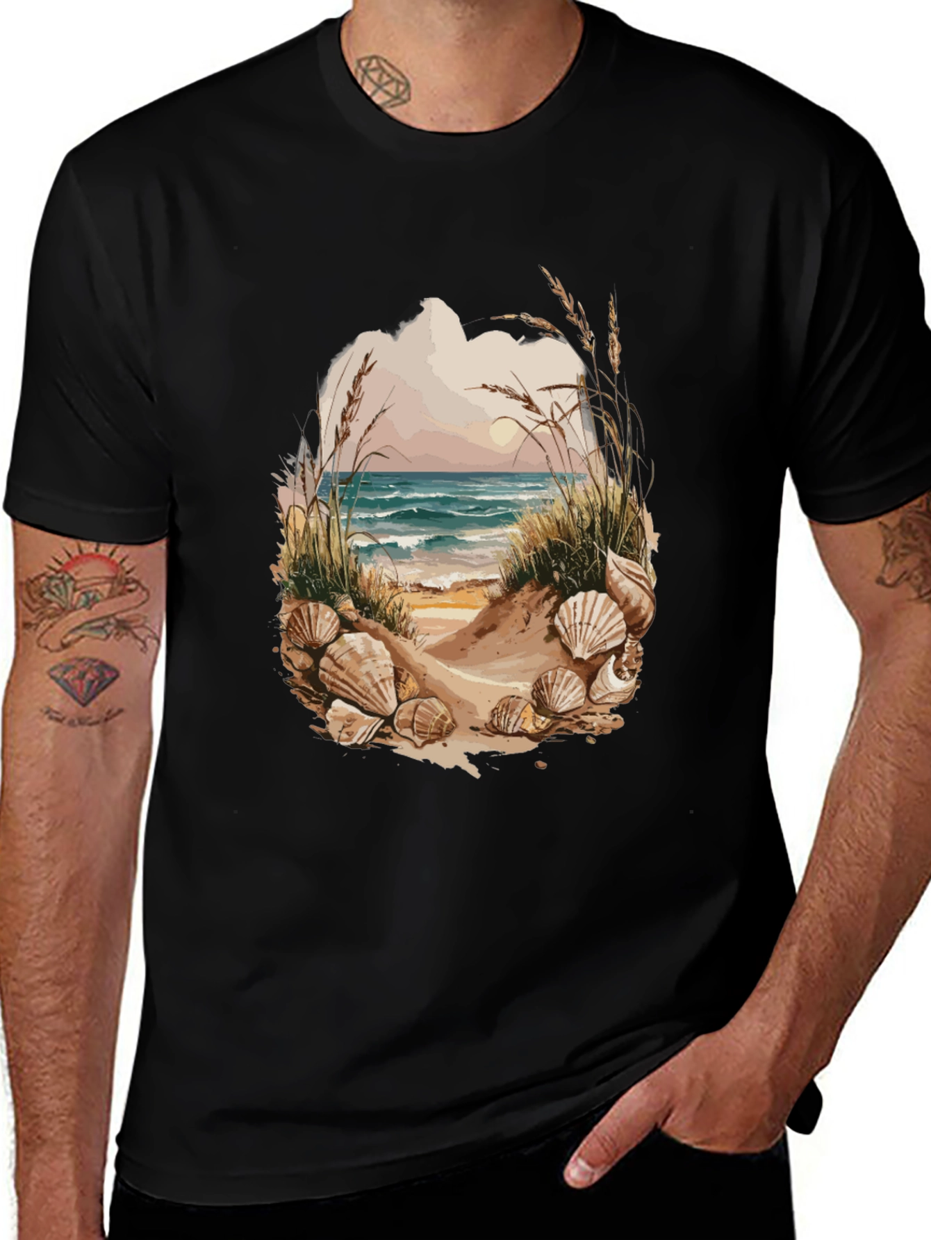 Beach Shells Graphic T-Shirt