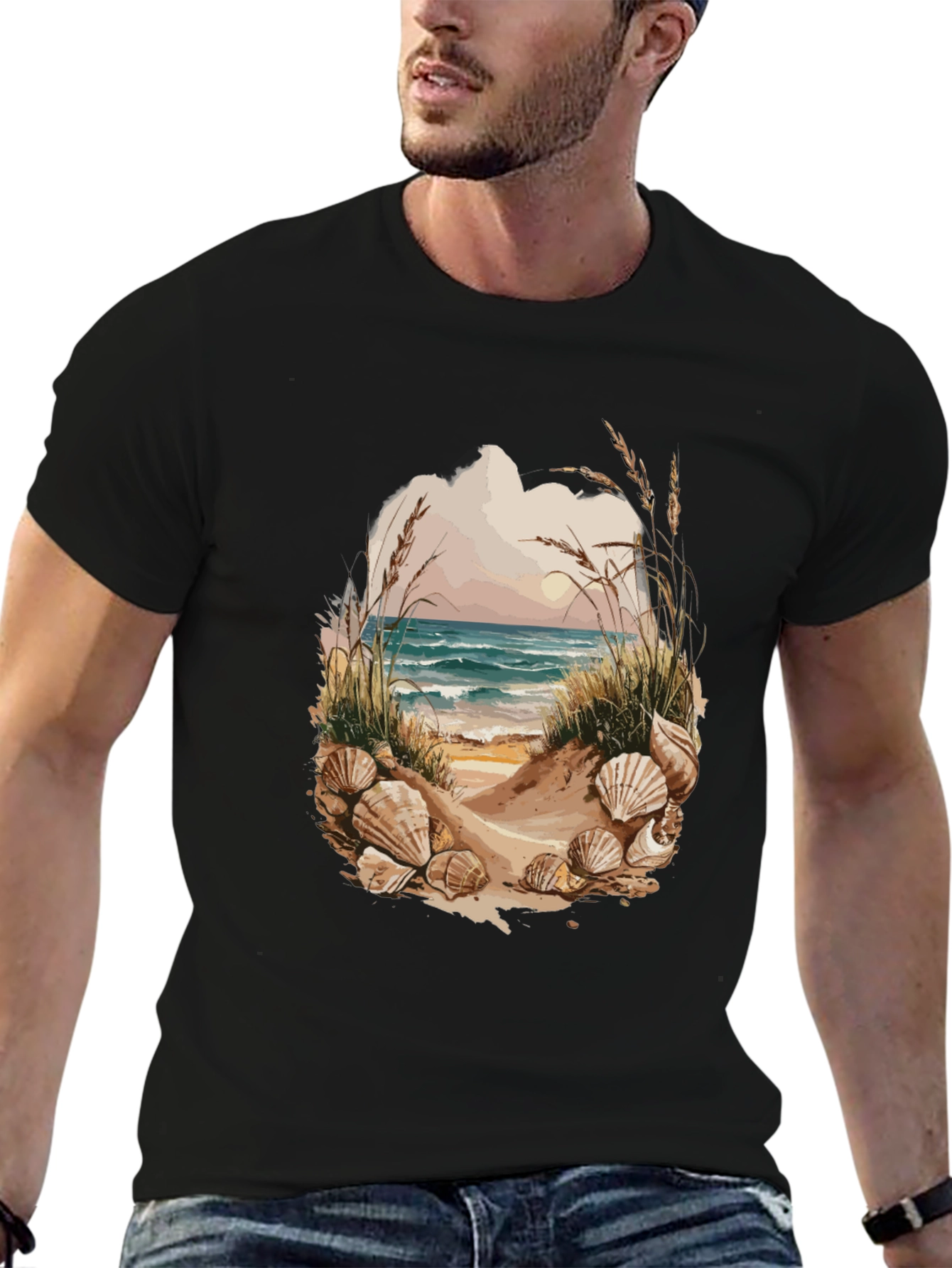 Beach Shells Graphic T-Shirt