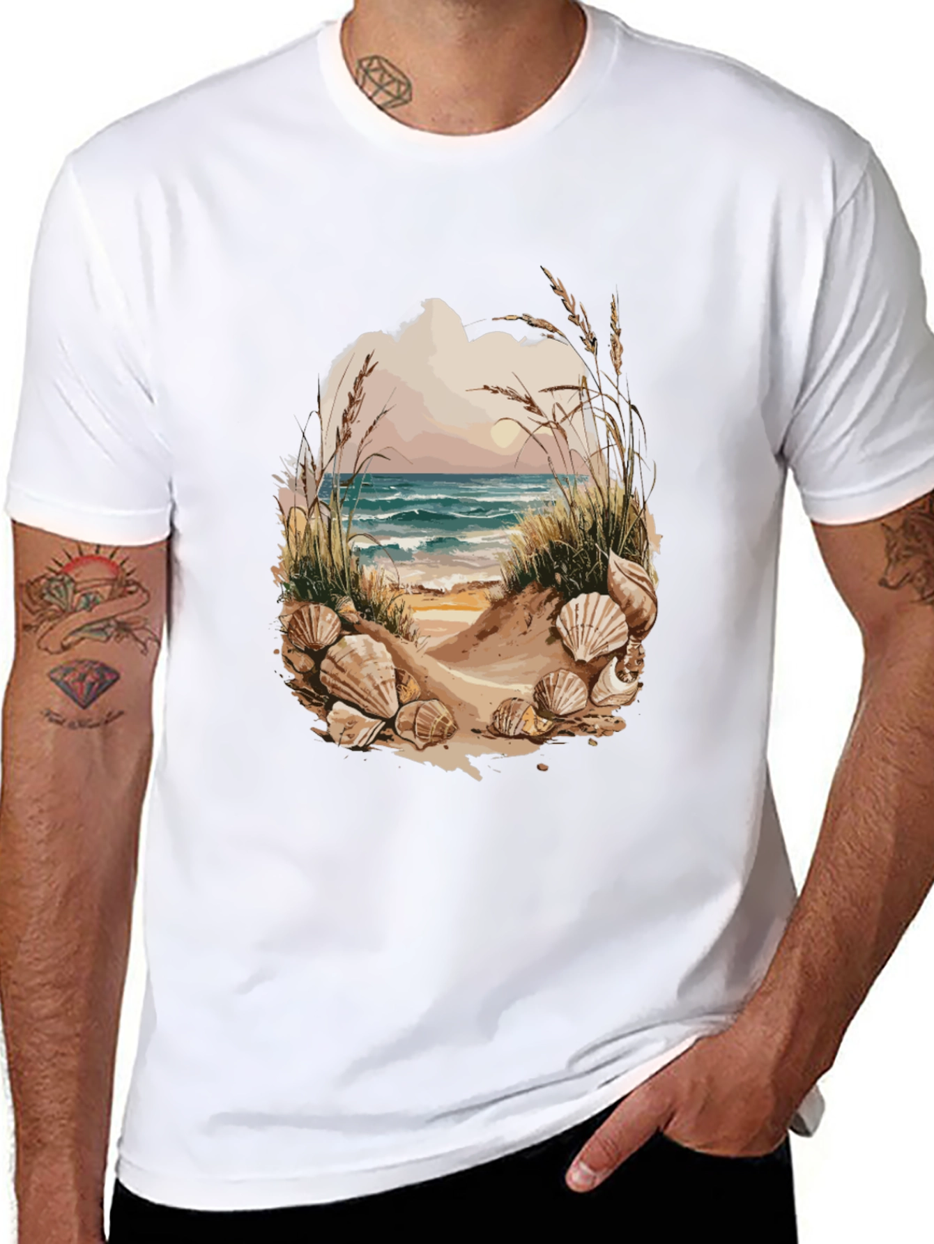 Beach Shells Graphic T-Shirt