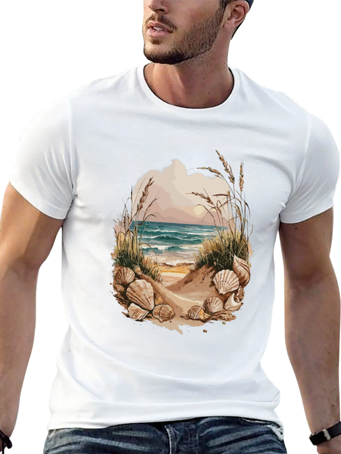 Beach Shells Graphic T-Shirt