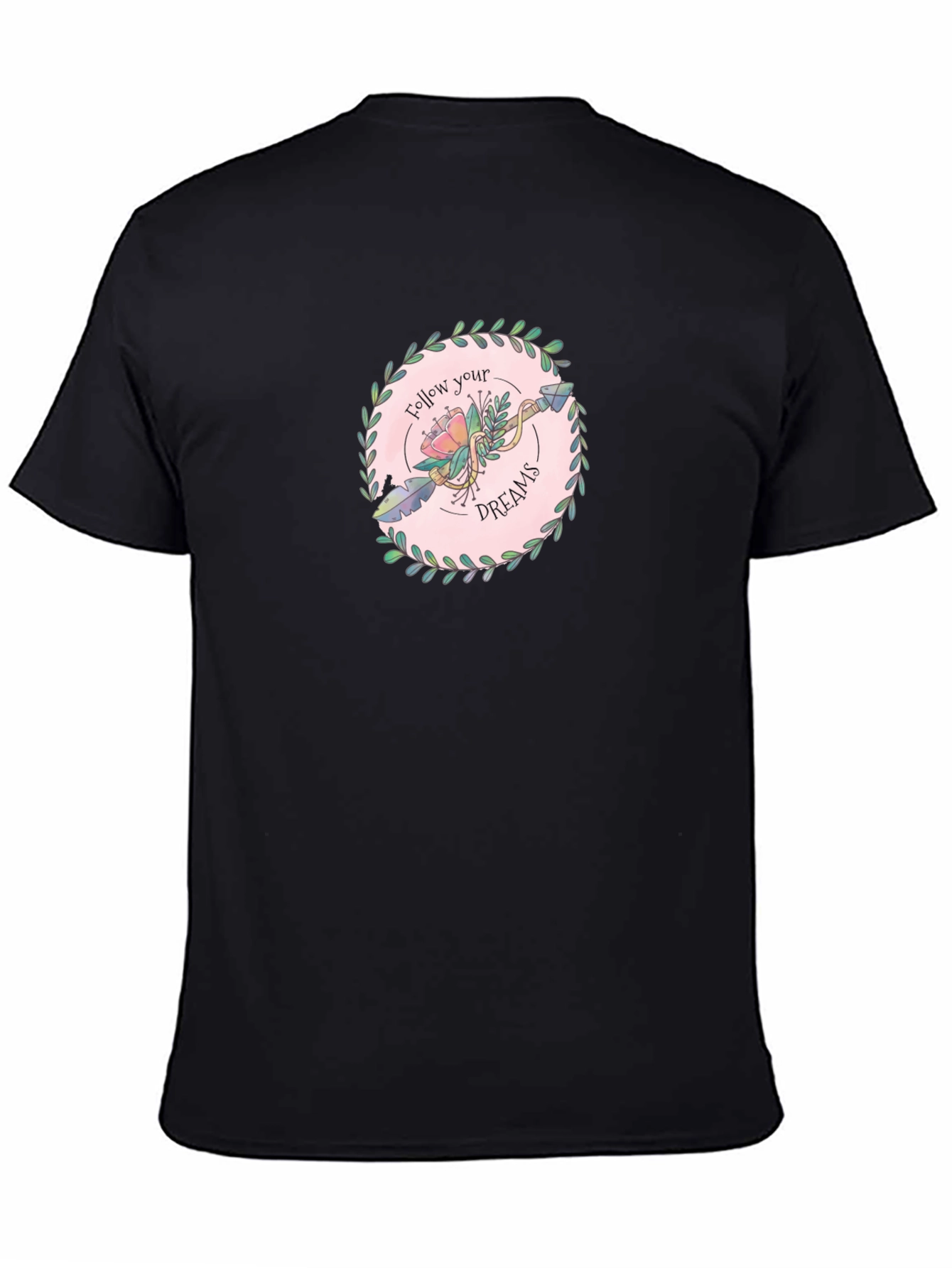 Follow Your Dreams Graphic Tee - Unisex Black T-Shirt