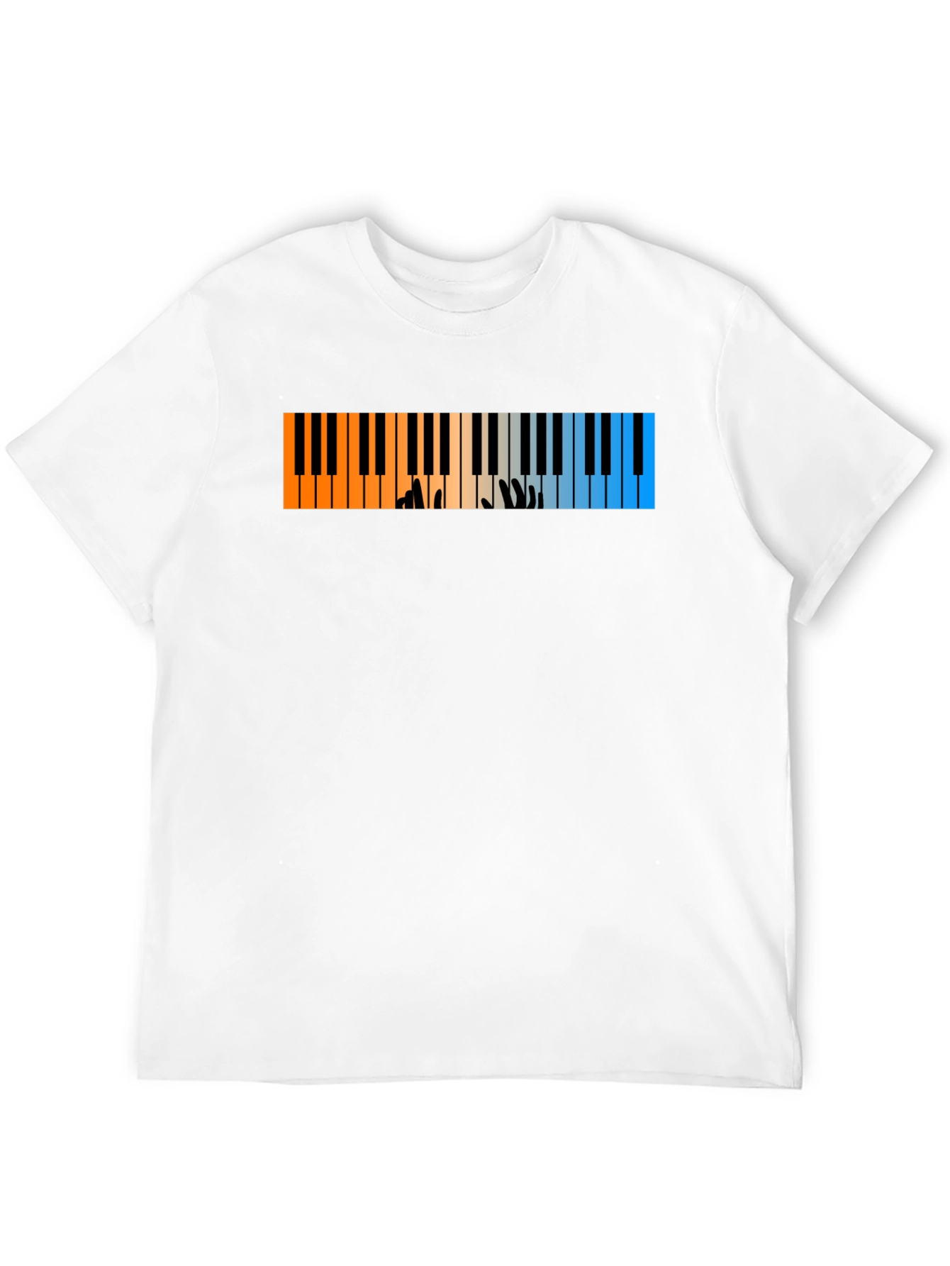 Piano Keys T-Shirt - Musicians Style
