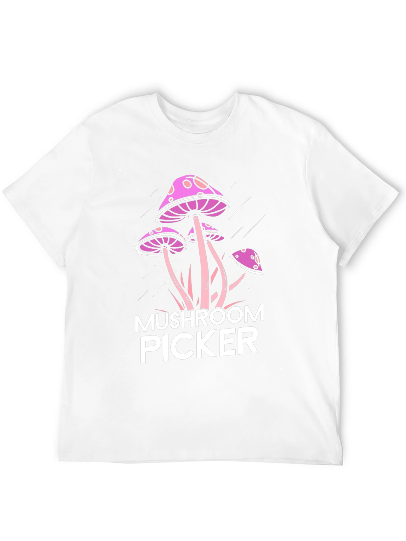 Mushroom Picker Black Graphic Tee