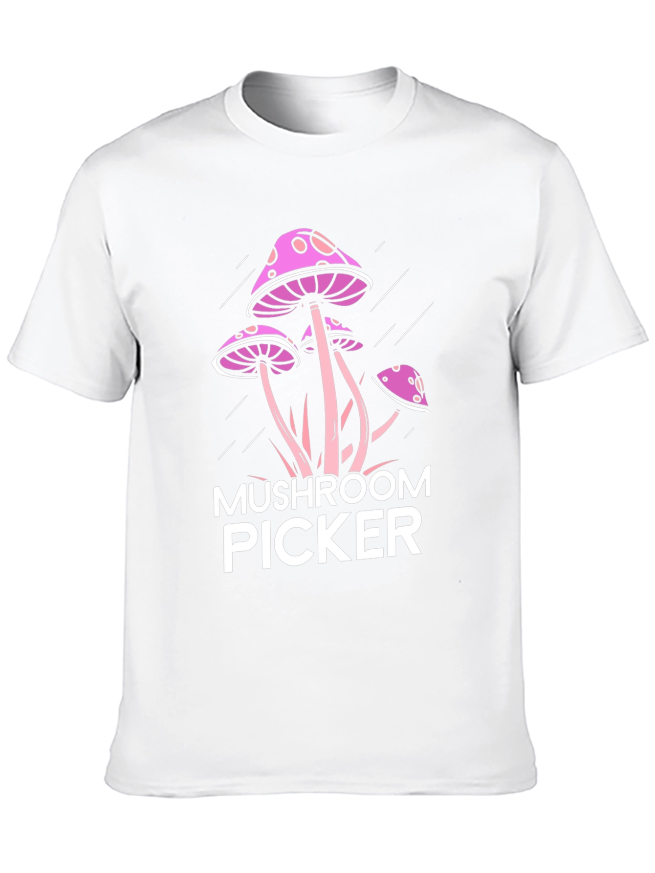 Mushroom Picker Black Graphic Tee
