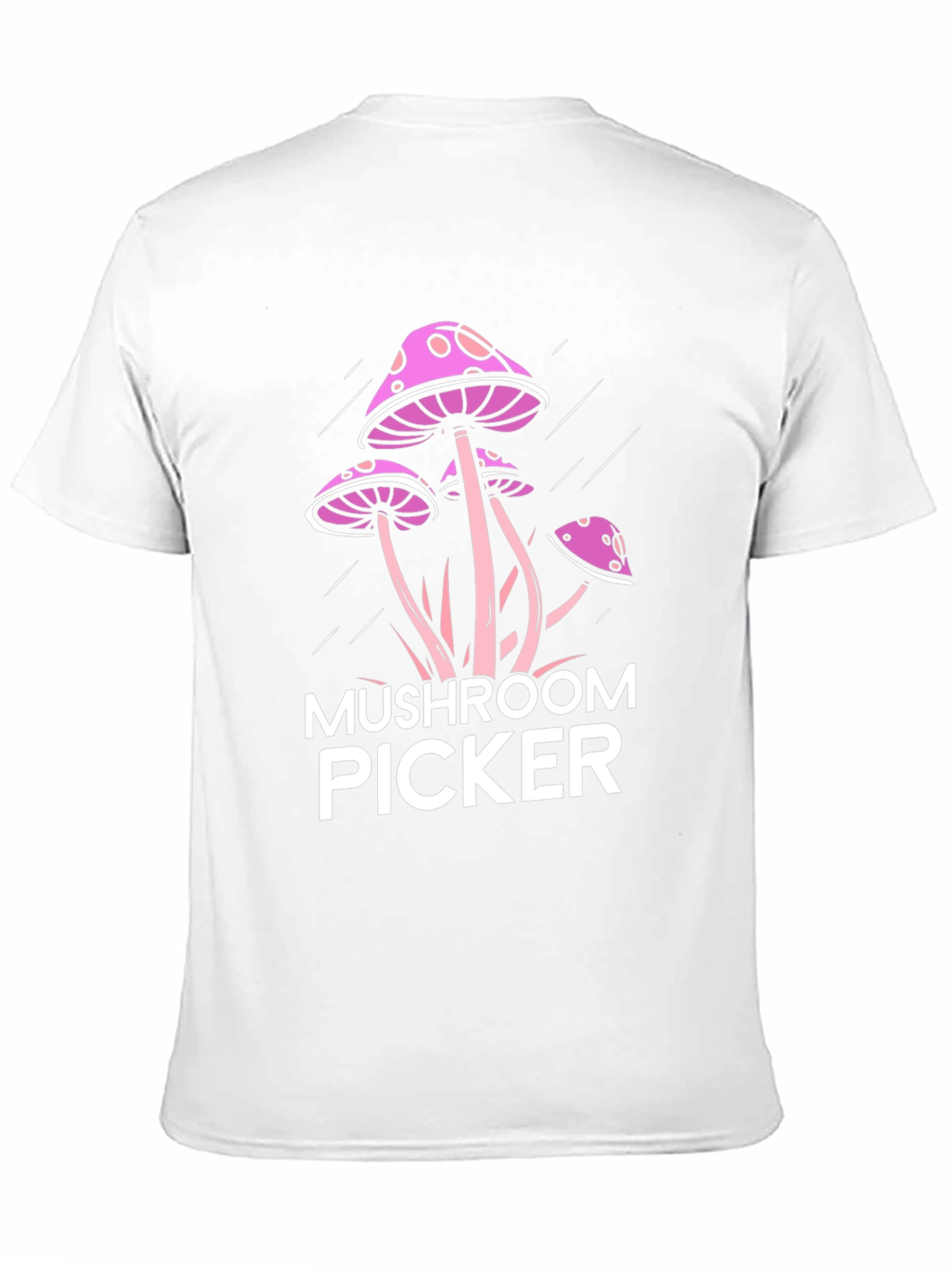 Mushroom Picker Black Graphic Tee